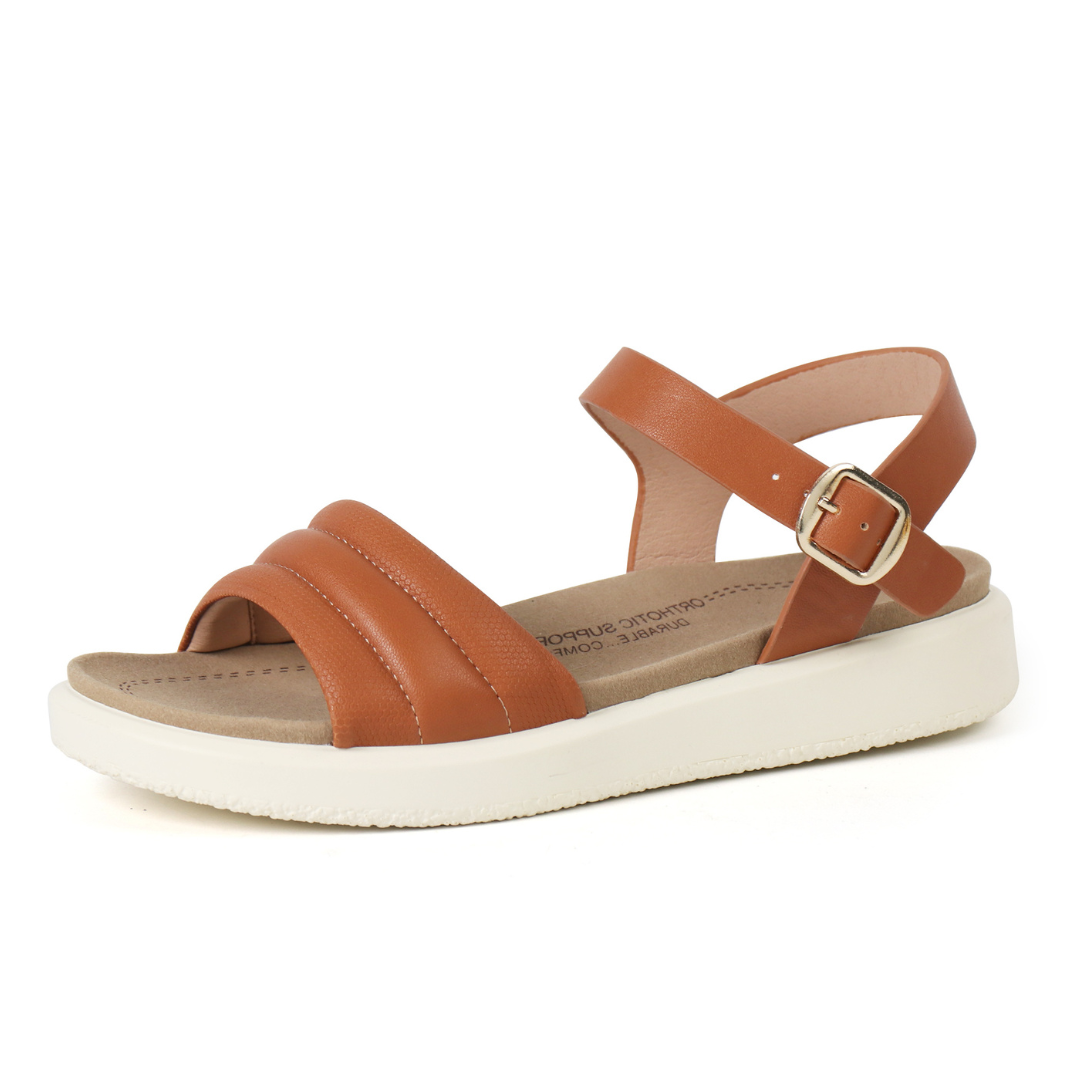 Ortho+rest Women Arch Support Sandals Orthopedic Walking Sandals Comfortable Sandals-Katie Brown / 10 Ortho+rest Women Arch Support Sandals Orthopedic Walking Sandals Comfortable Sandals-Katie Brown / 10