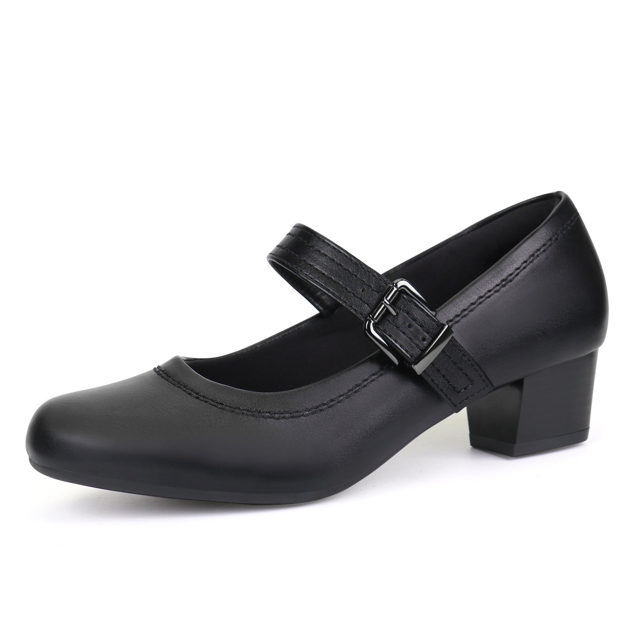 blue dress for baby girl Ortho+rest Women Mary Janes Bunions Shoes Orthopedic Dress Shoes Low Chunky Heels-Violet Black / 7