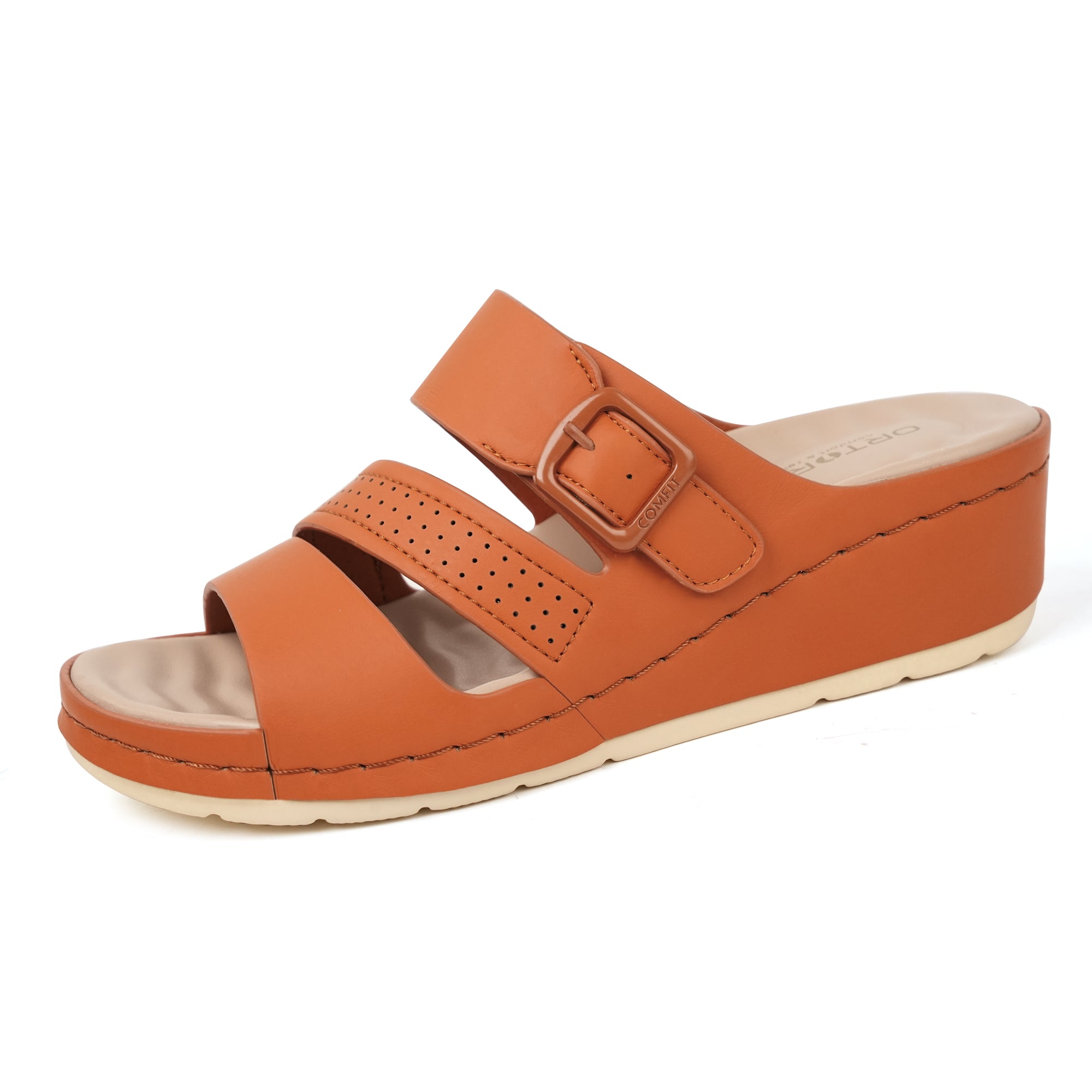 Brown Arch Support Sandals-Onda