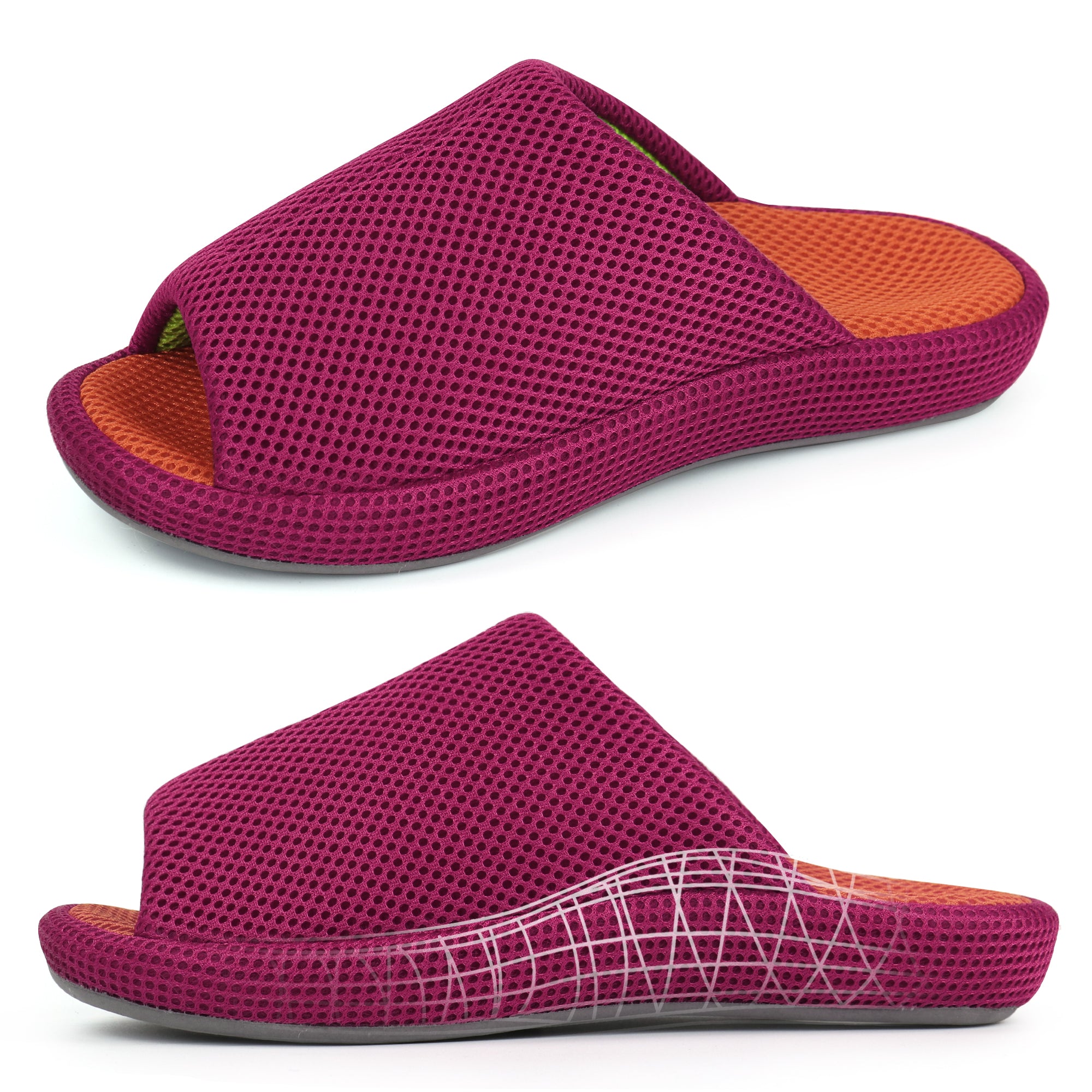 Ortho+rest Women Arch Support Slippers Orthopedic Slides-Kara