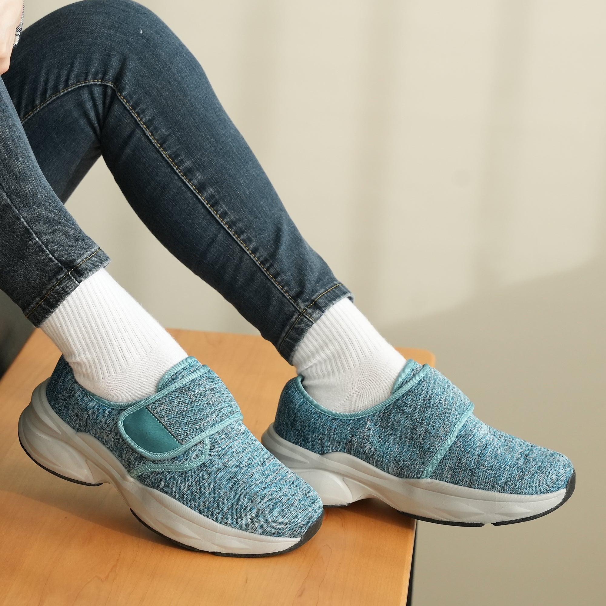 Green Walking Shoes-Freya