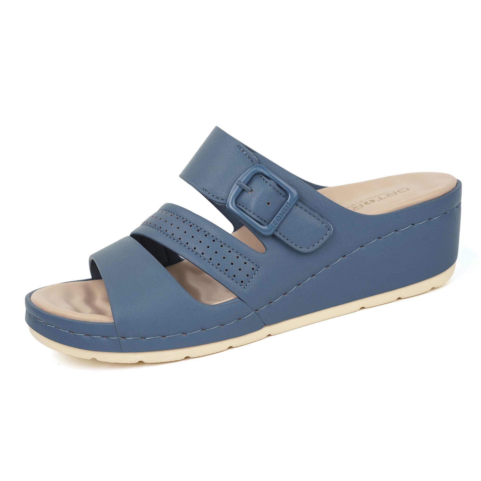 Navy Arch Support Sandals-Onda