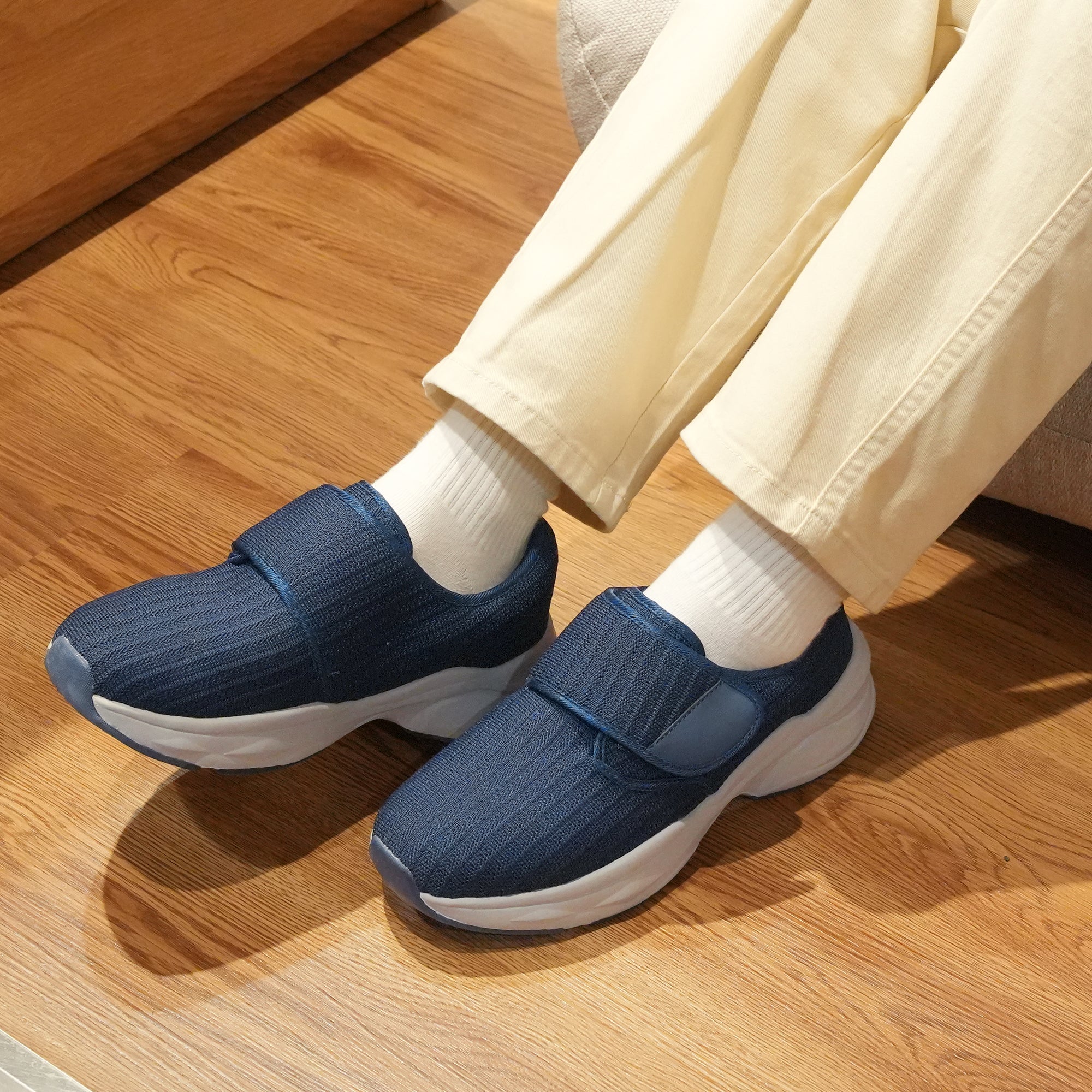 Dk.Blue Walking Shoes-Freya