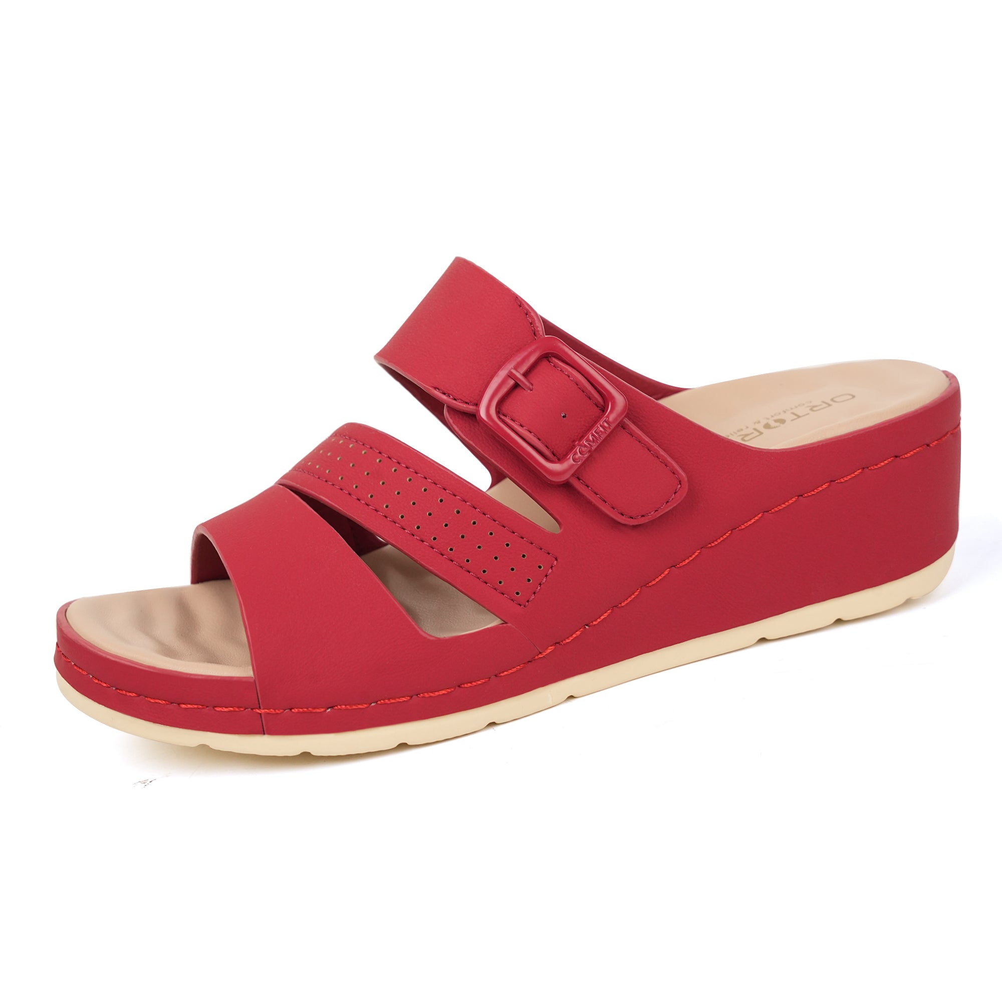 Red Arch Support Sandals-Onda