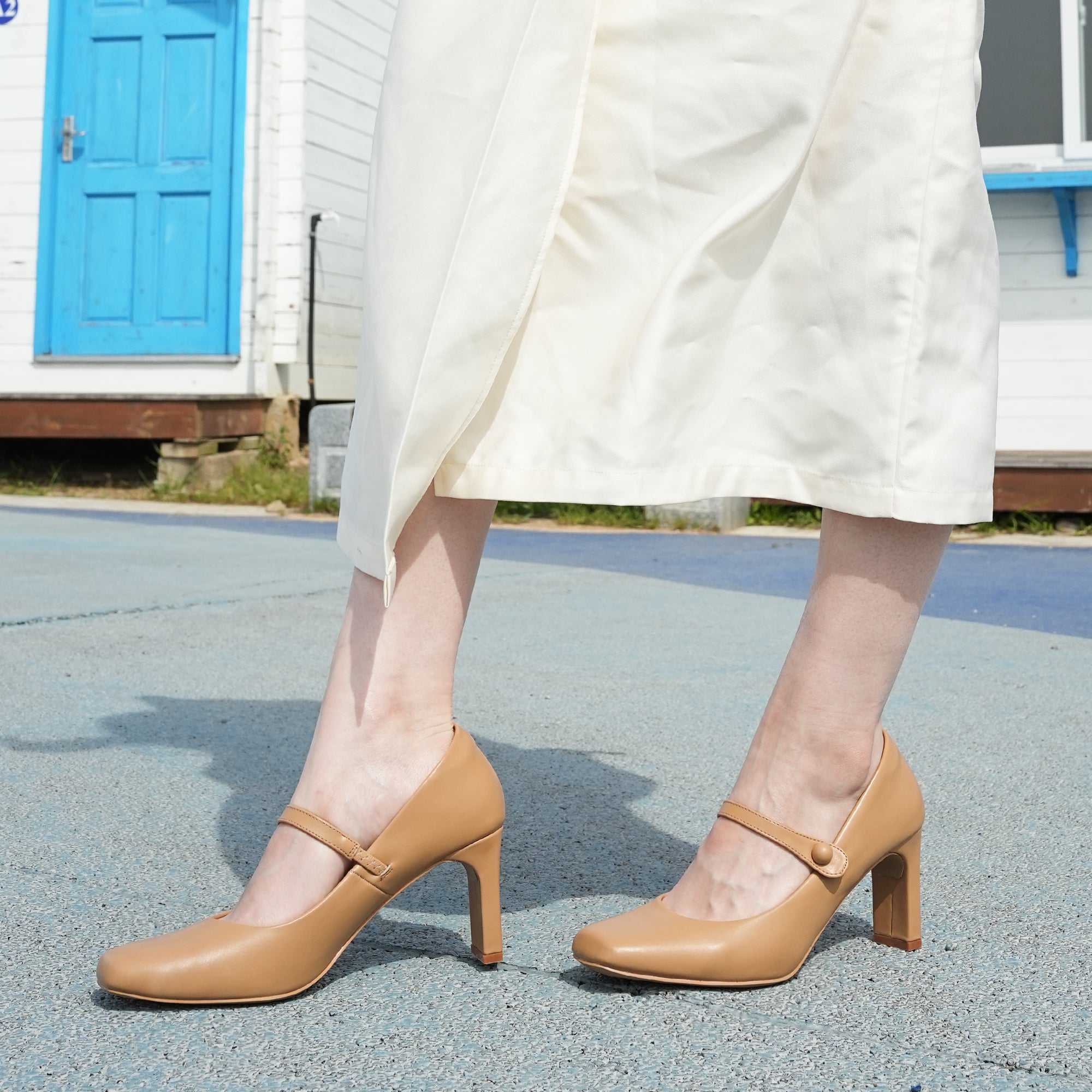 Tan Pumps Dress-Neve