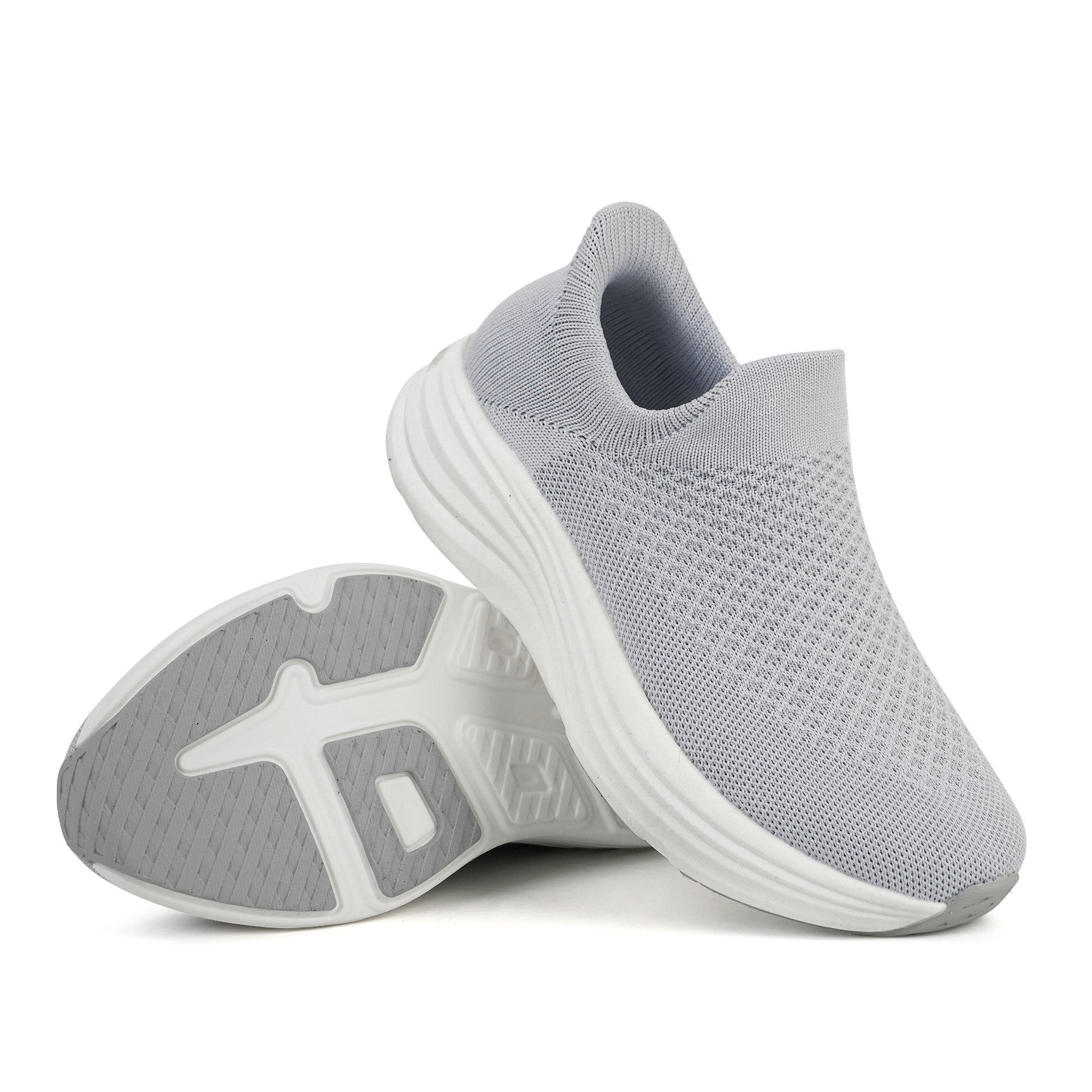 Grey Walking Shoes - Cara