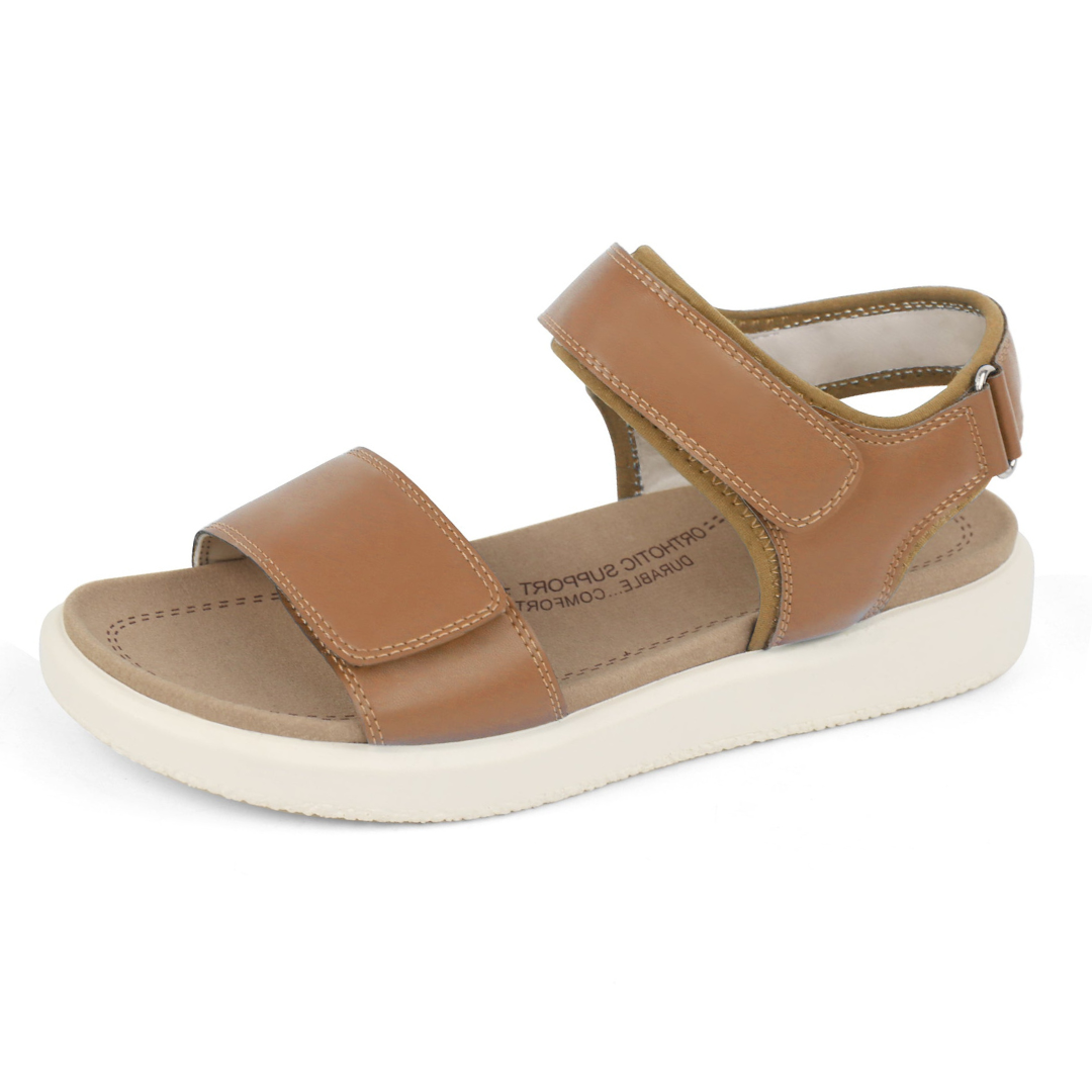 Beige Arch Support Sandals-Kelsey