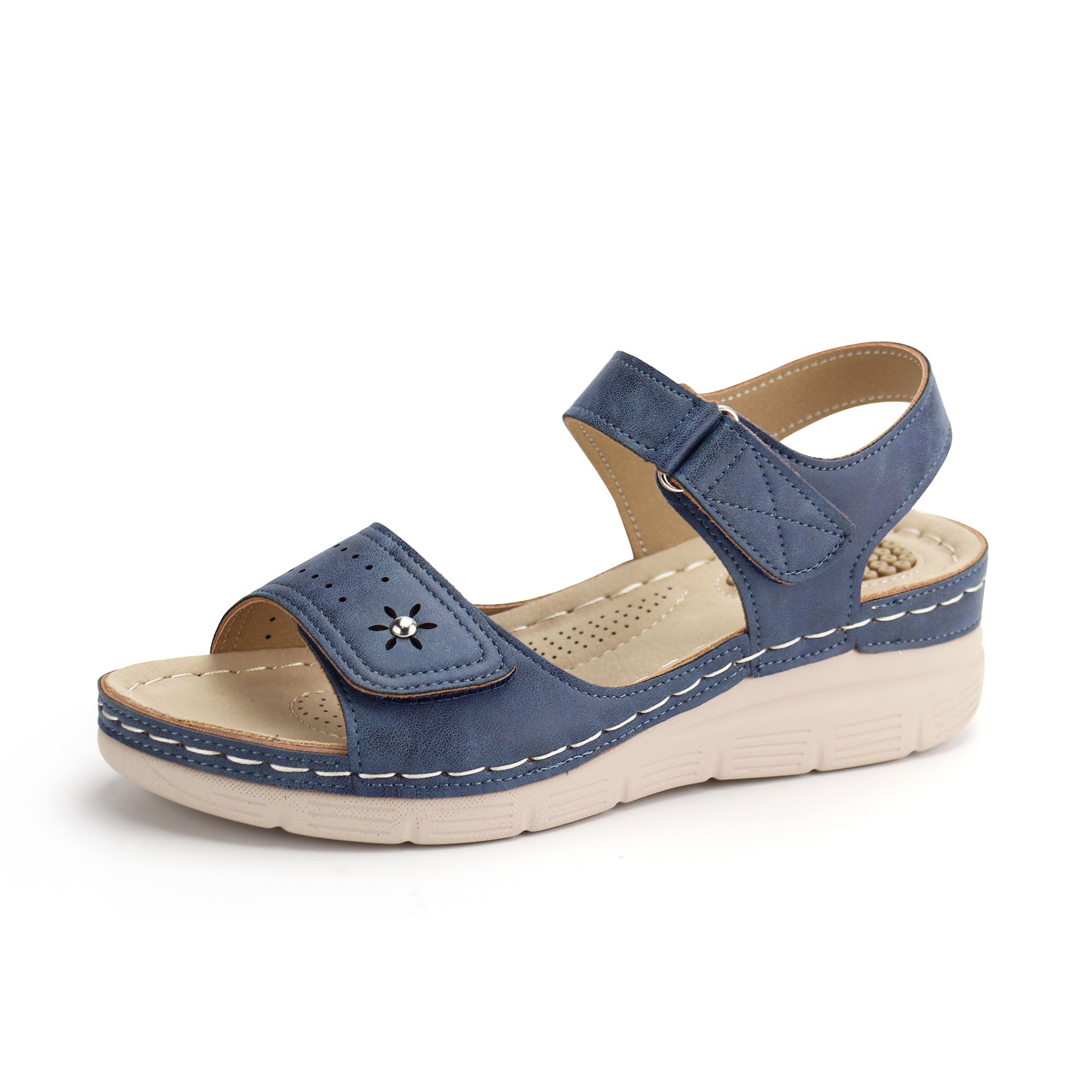 Grey Massage Sandals-Stella