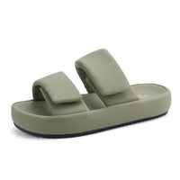 Green Sandals Wide Width-Chloe