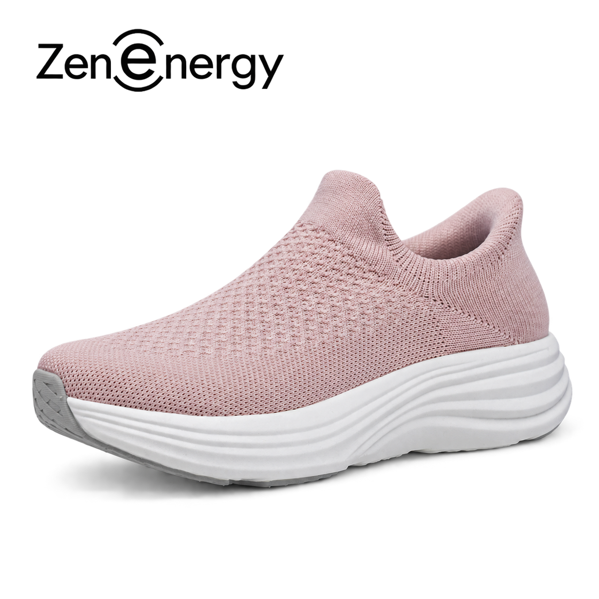 ZenEnergy Pink Walking Shoes - Cara