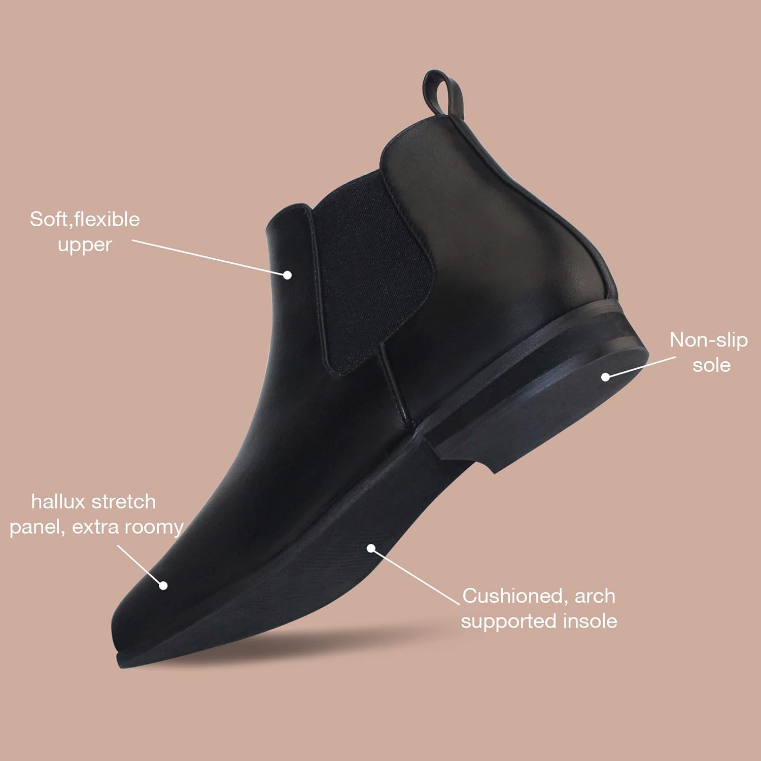 Orthopedic chelsea boots best sale