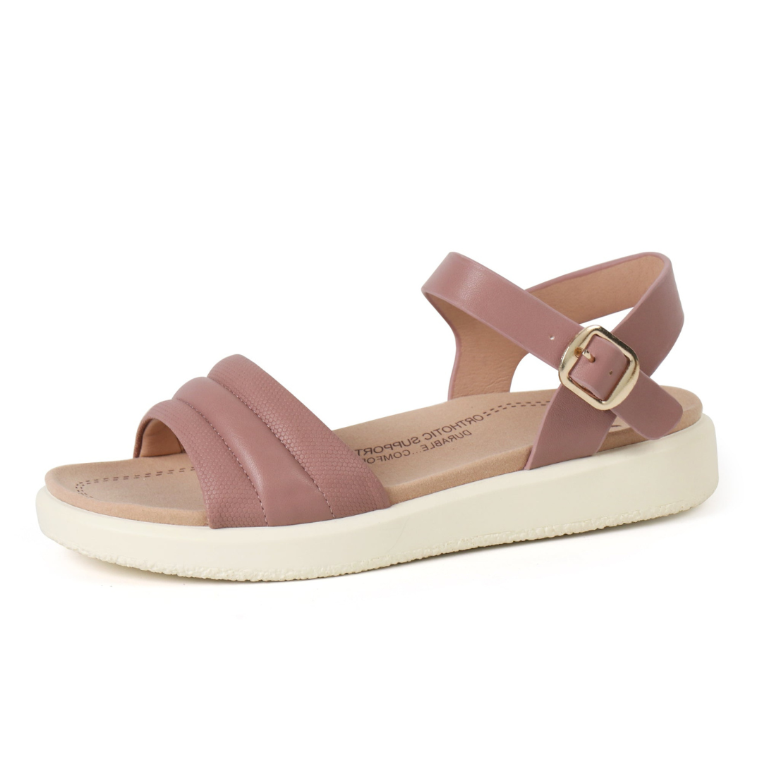 White Arch Support Sandals-Katie