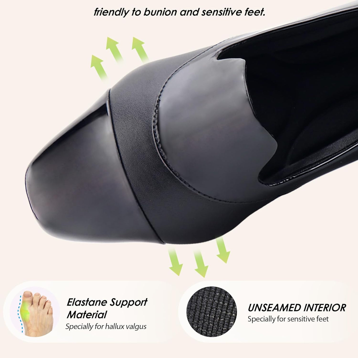 Ortho+rest Women Bunions Loafers Orthopedic Dress Shoes Slip On