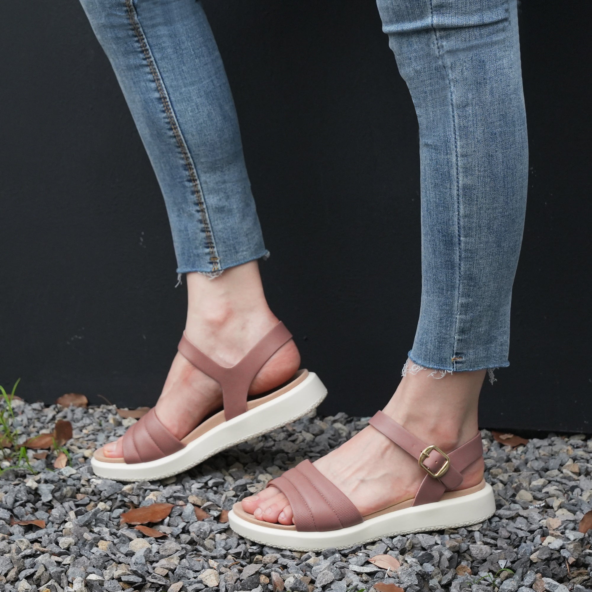 Apricot Arch Support Sandals-Katie