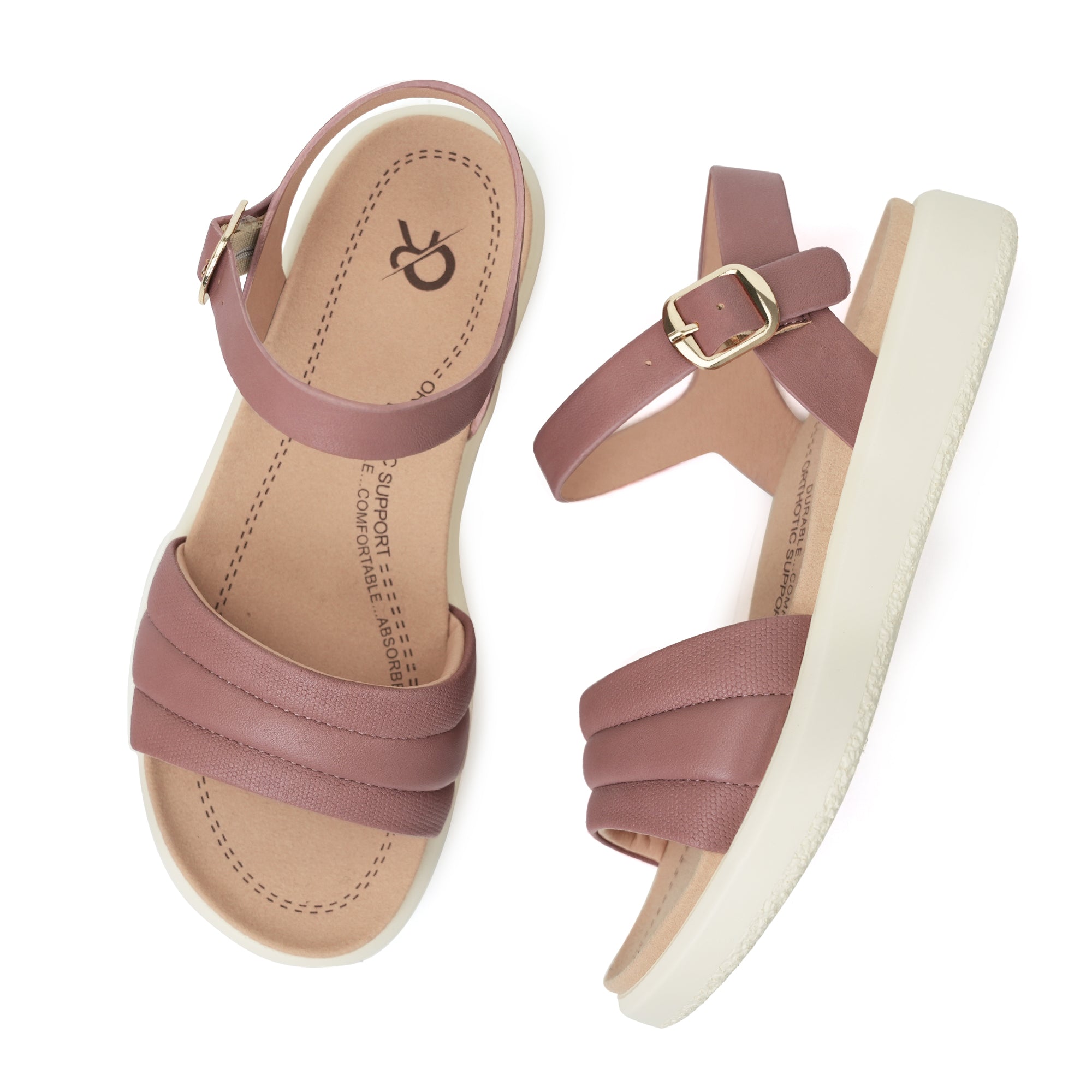 Apricot Arch Support Sandals-Katie