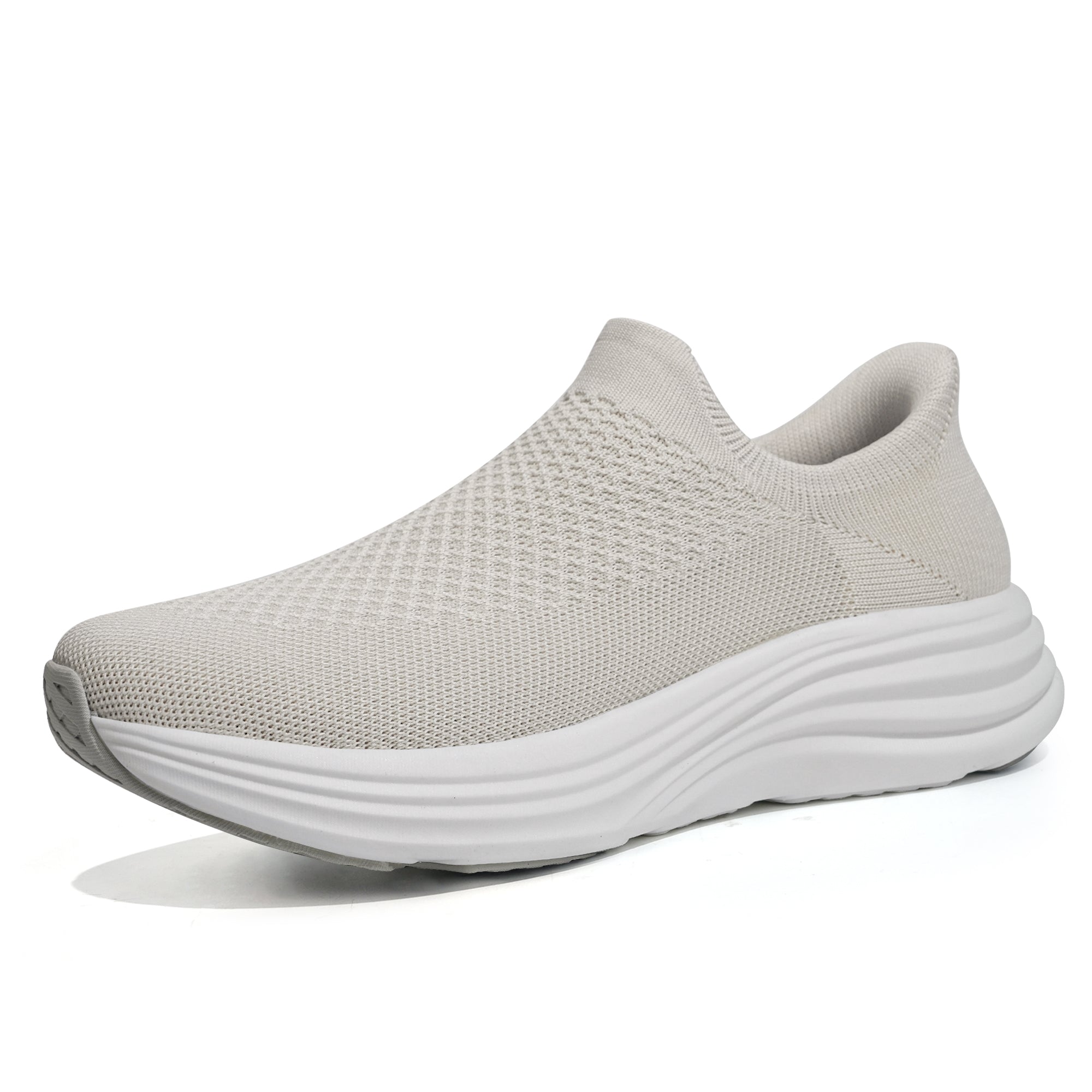 Beige Walking Shoes-Caren