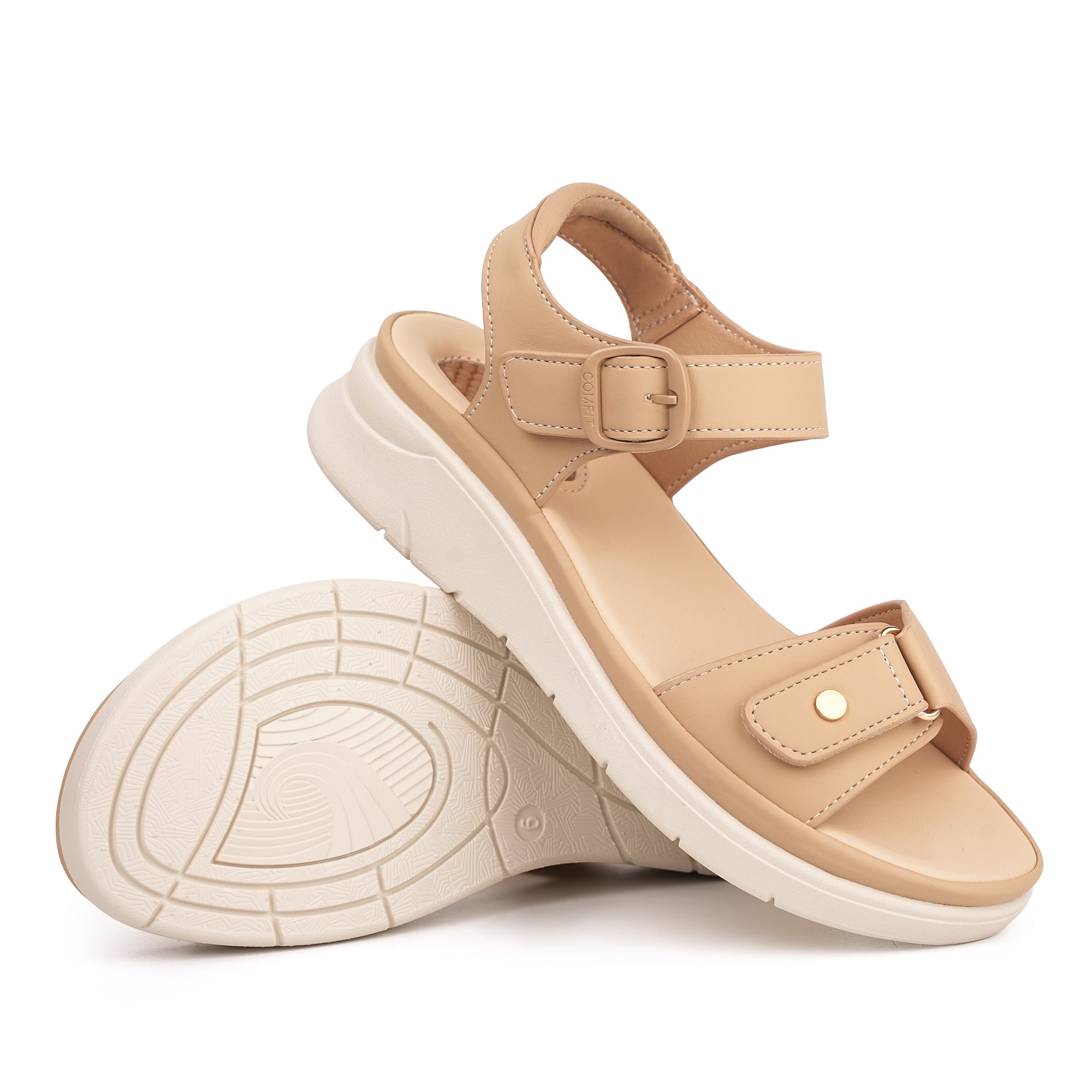 Black Massage Sandals-Tessa