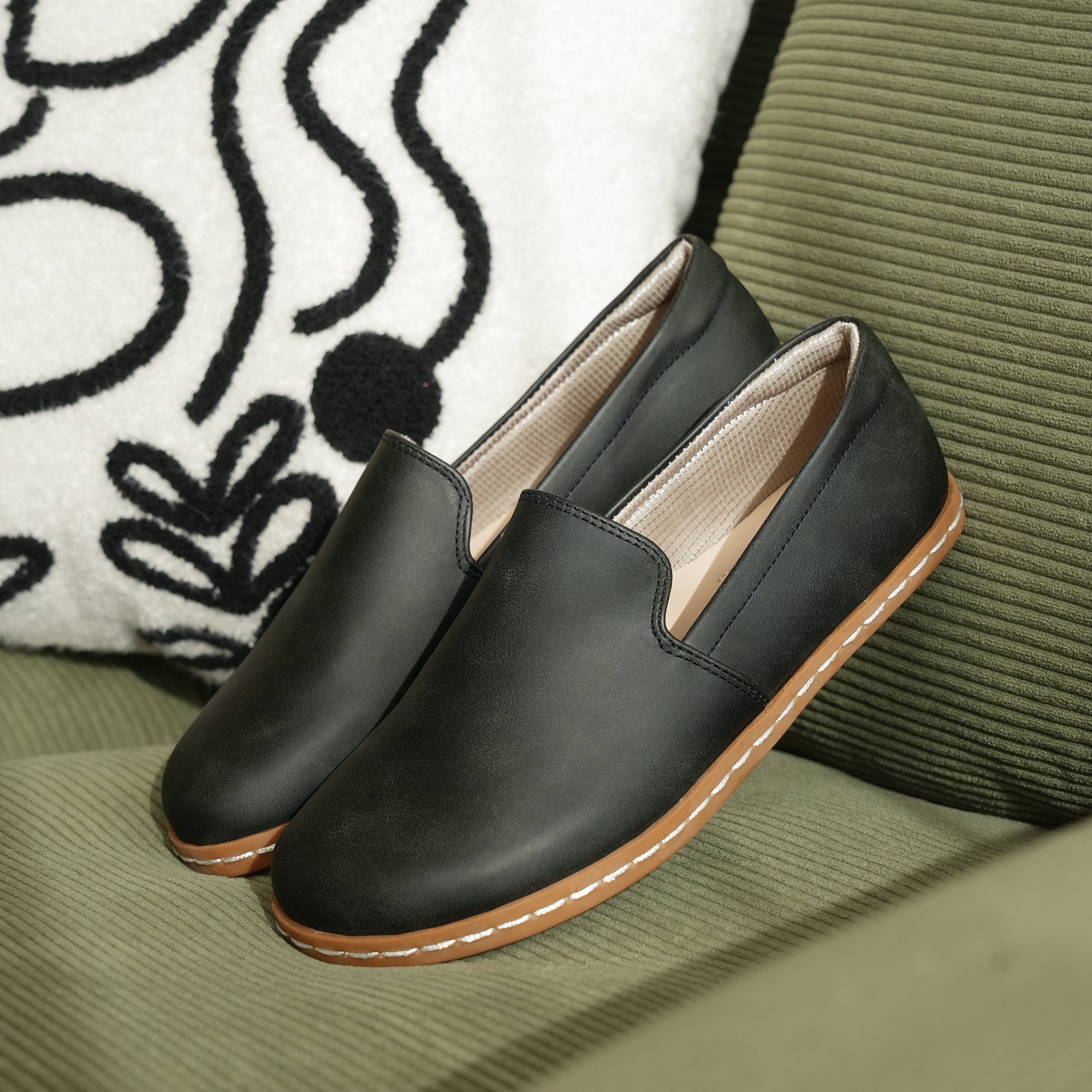 Ortho+rest Women Slip-On Barefoot Shoe Comfortable Dress Shoes Loafers-Linda Khaki / 10 Ortho+rest Women Slip-On Barefoot Shoe Comfortable Dress Shoes Loafers-Linda Khaki / 10