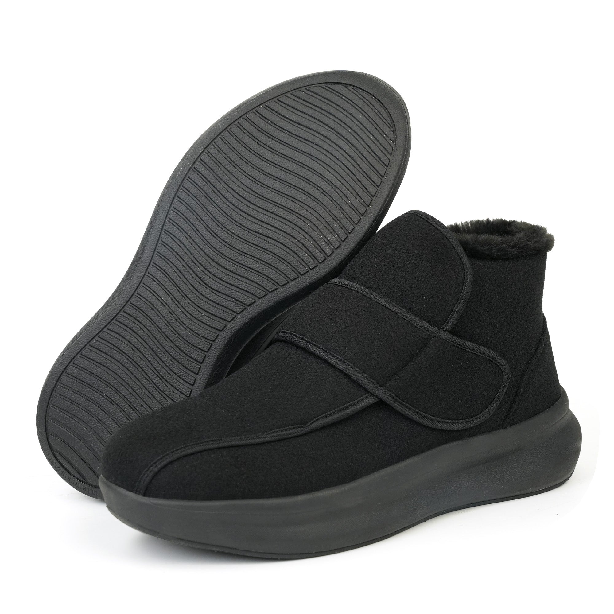 Black Walking Shoes-Nord