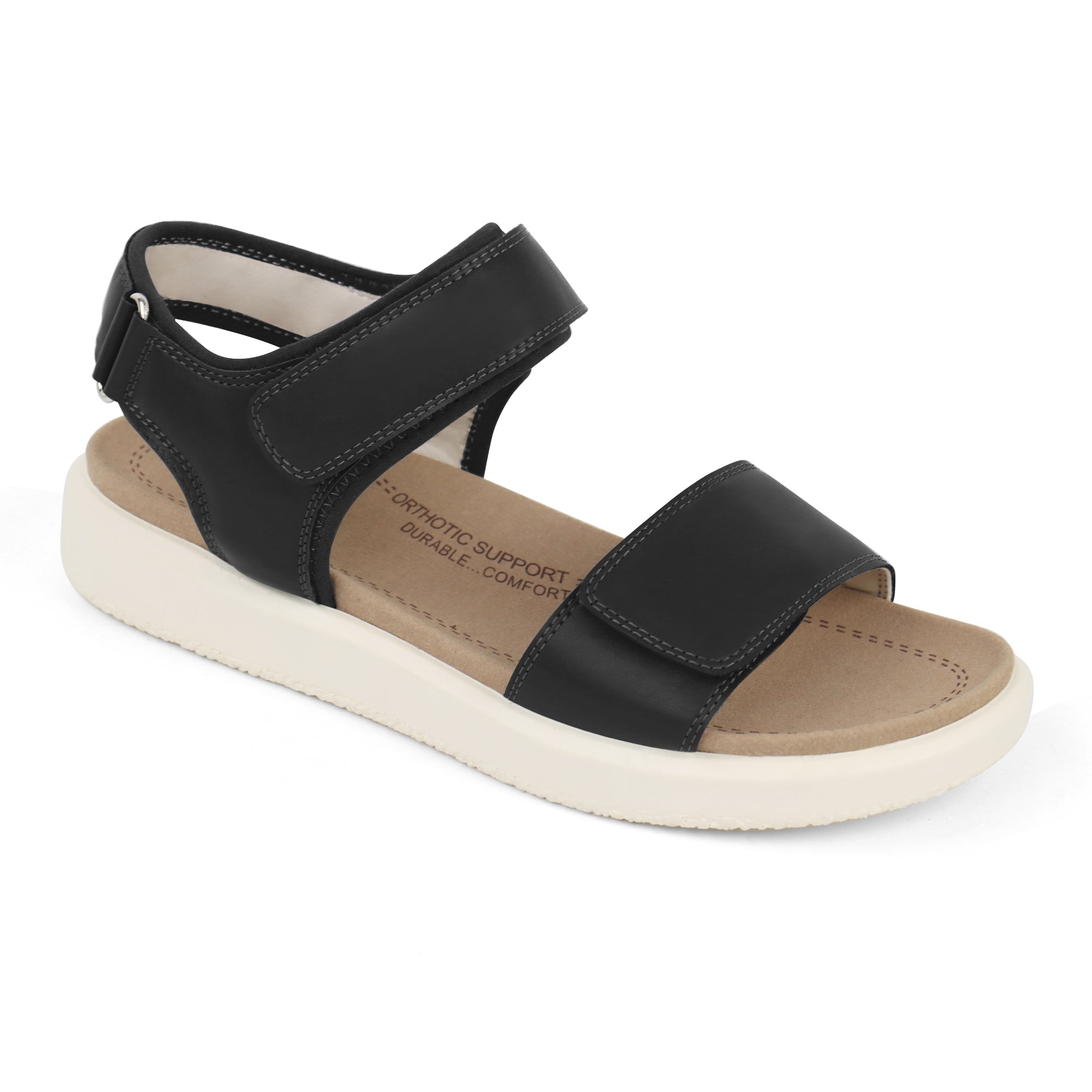 Beige Arch Support Sandals-Kelsey