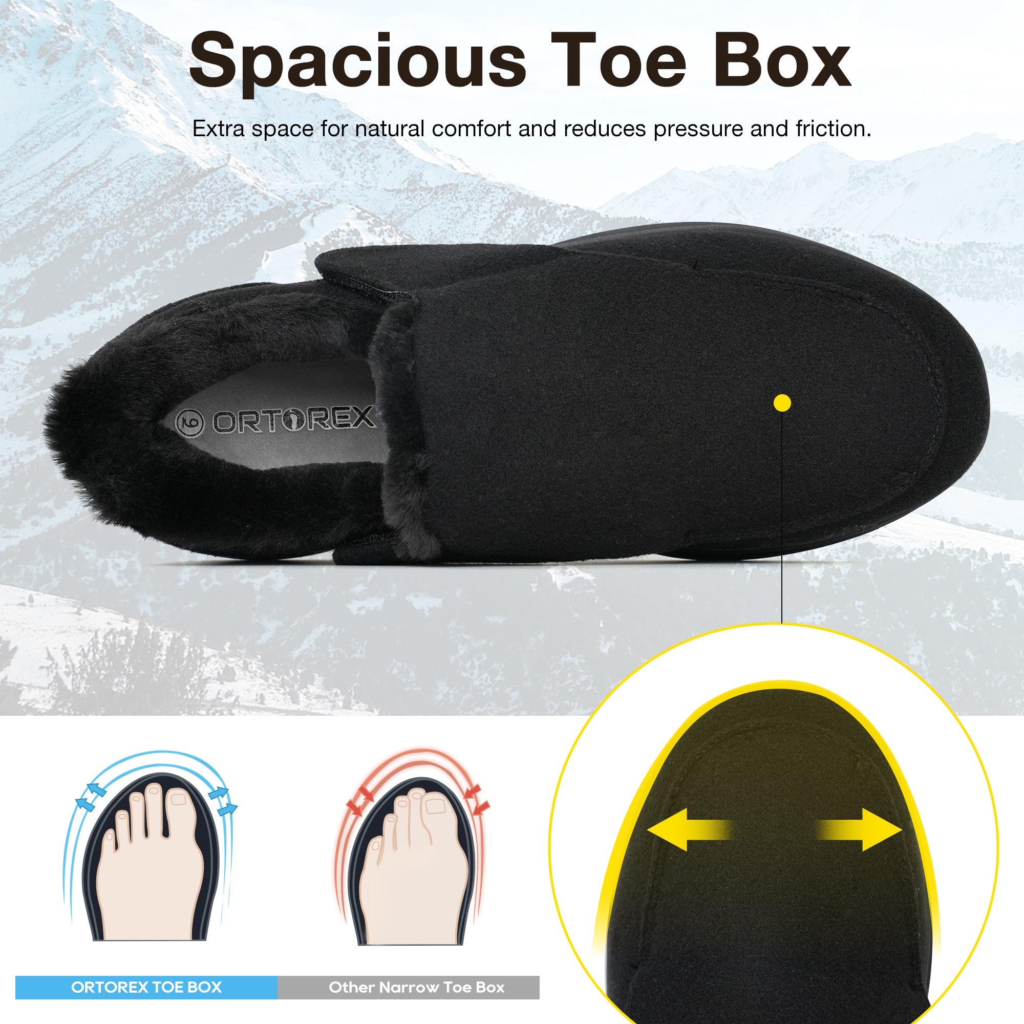 Black Walking Shoes-Revo