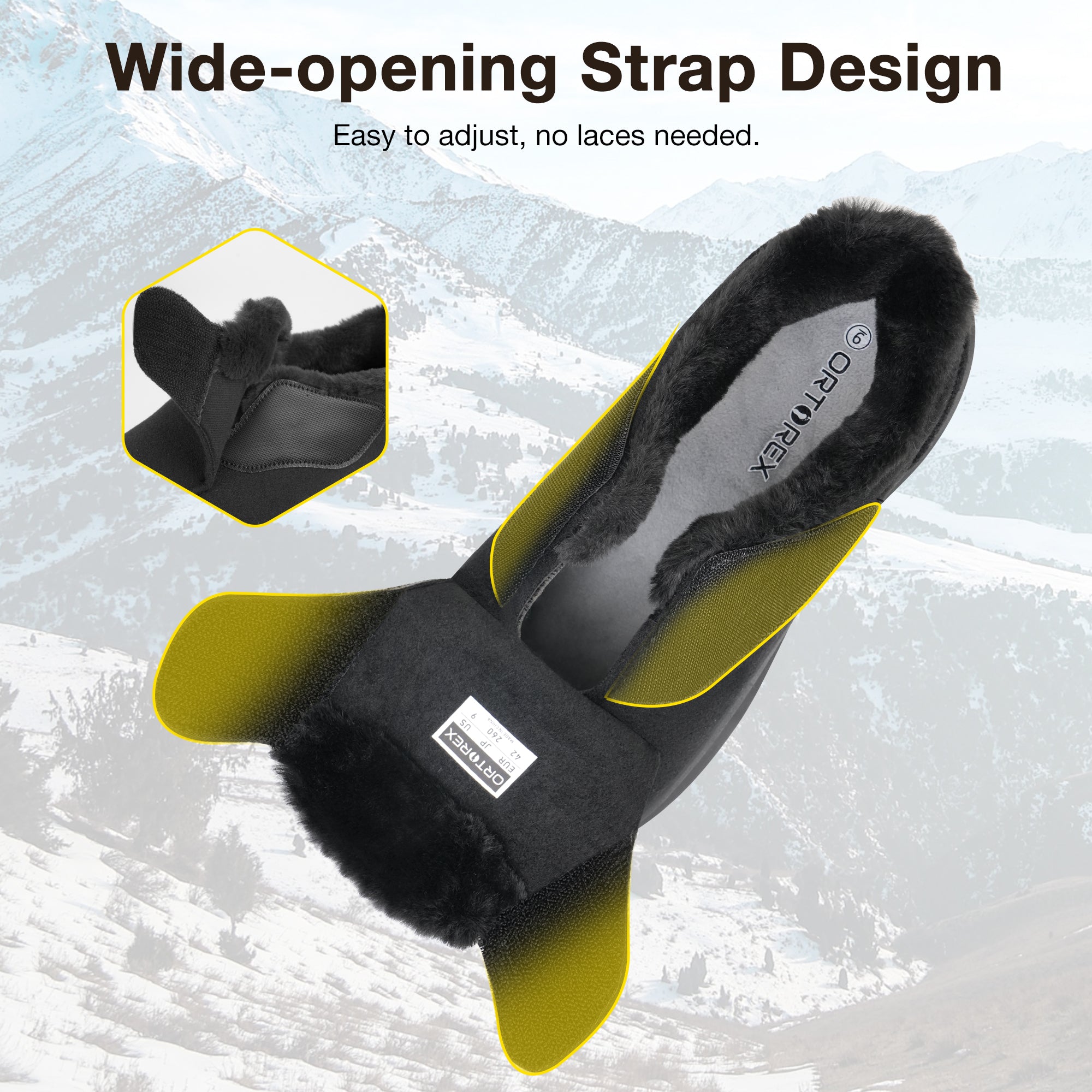 Black Walking Shoes-Revo