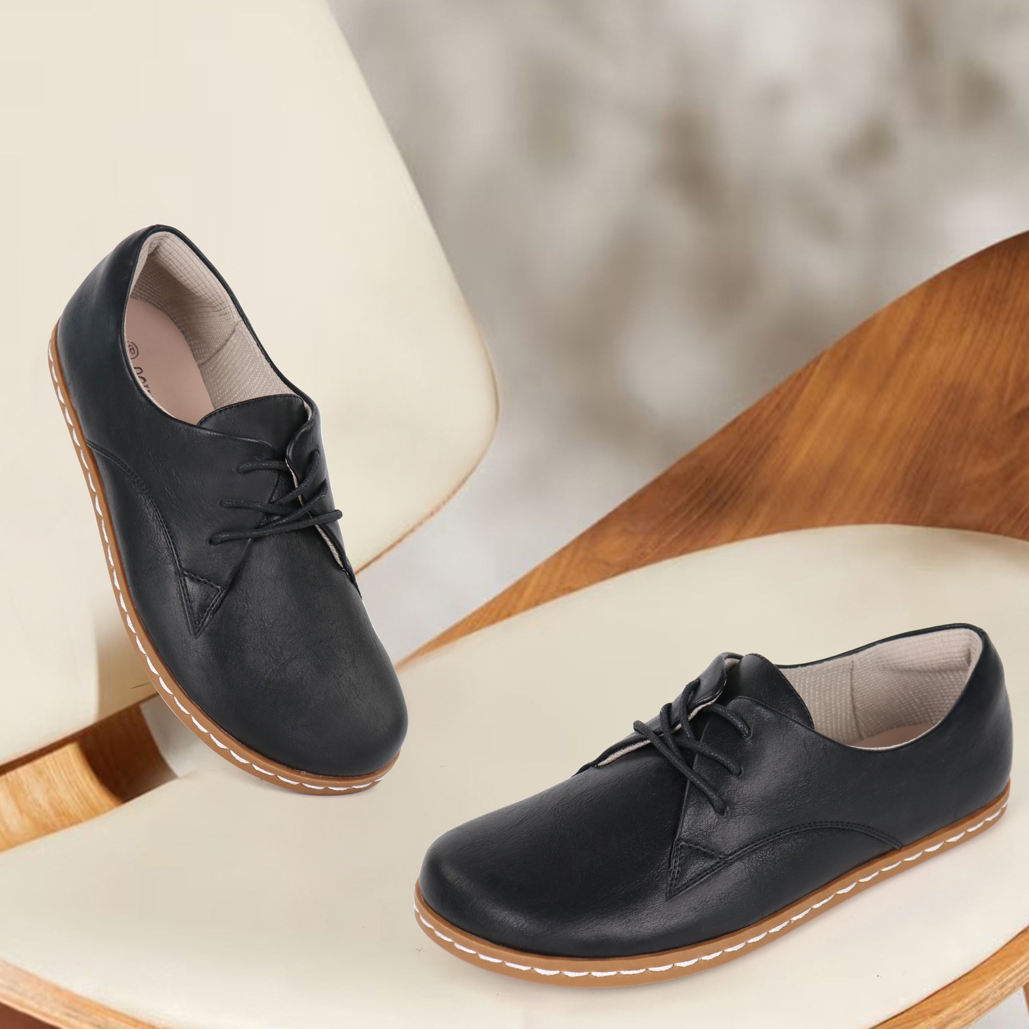 Ortho+rest Women Barefoot Shoes Zero Drop Oxford-Pamela Ortho+rest Women Barefoot Shoes Zero Drop Oxford-Pamela