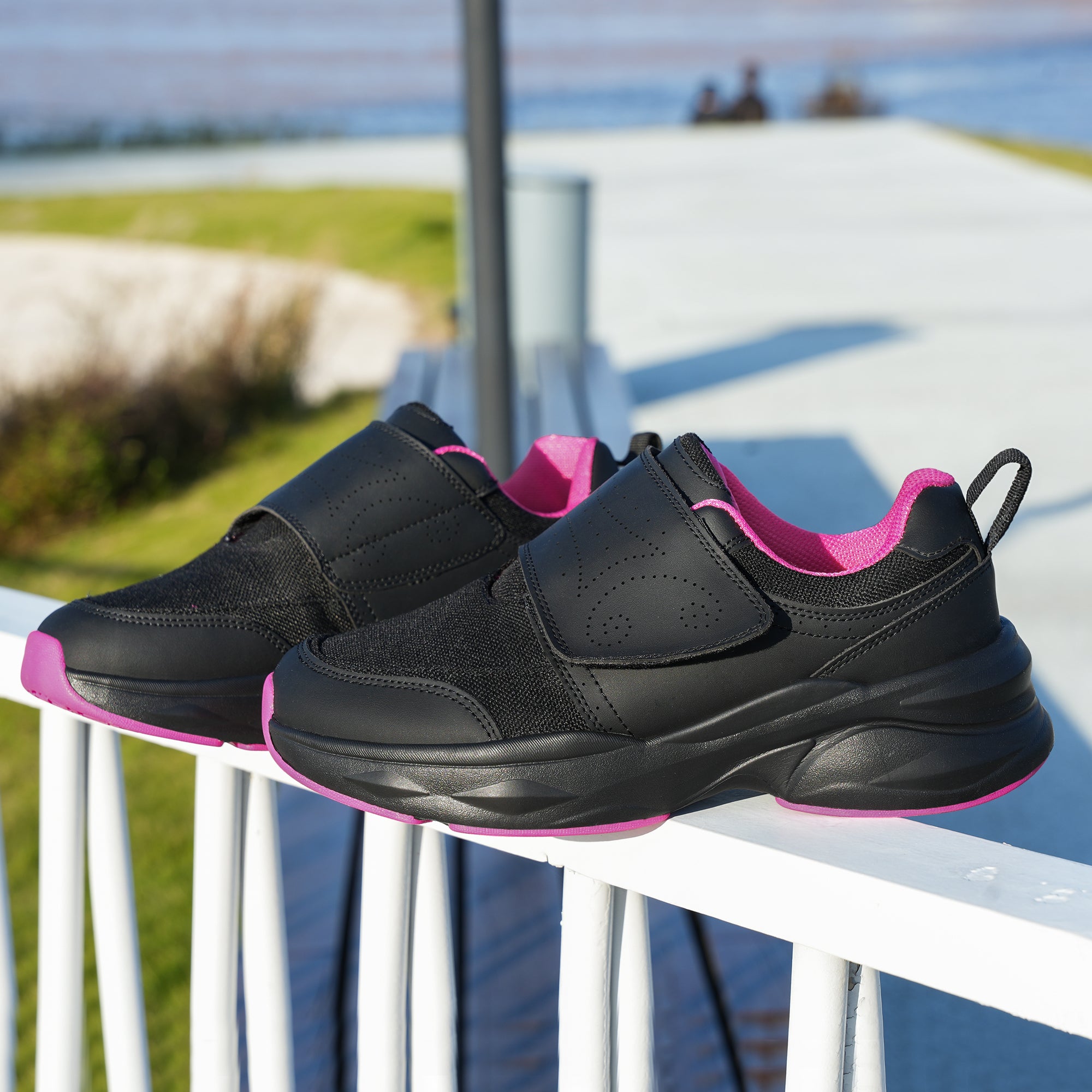 Black Berry Walking Shoes-Lyra