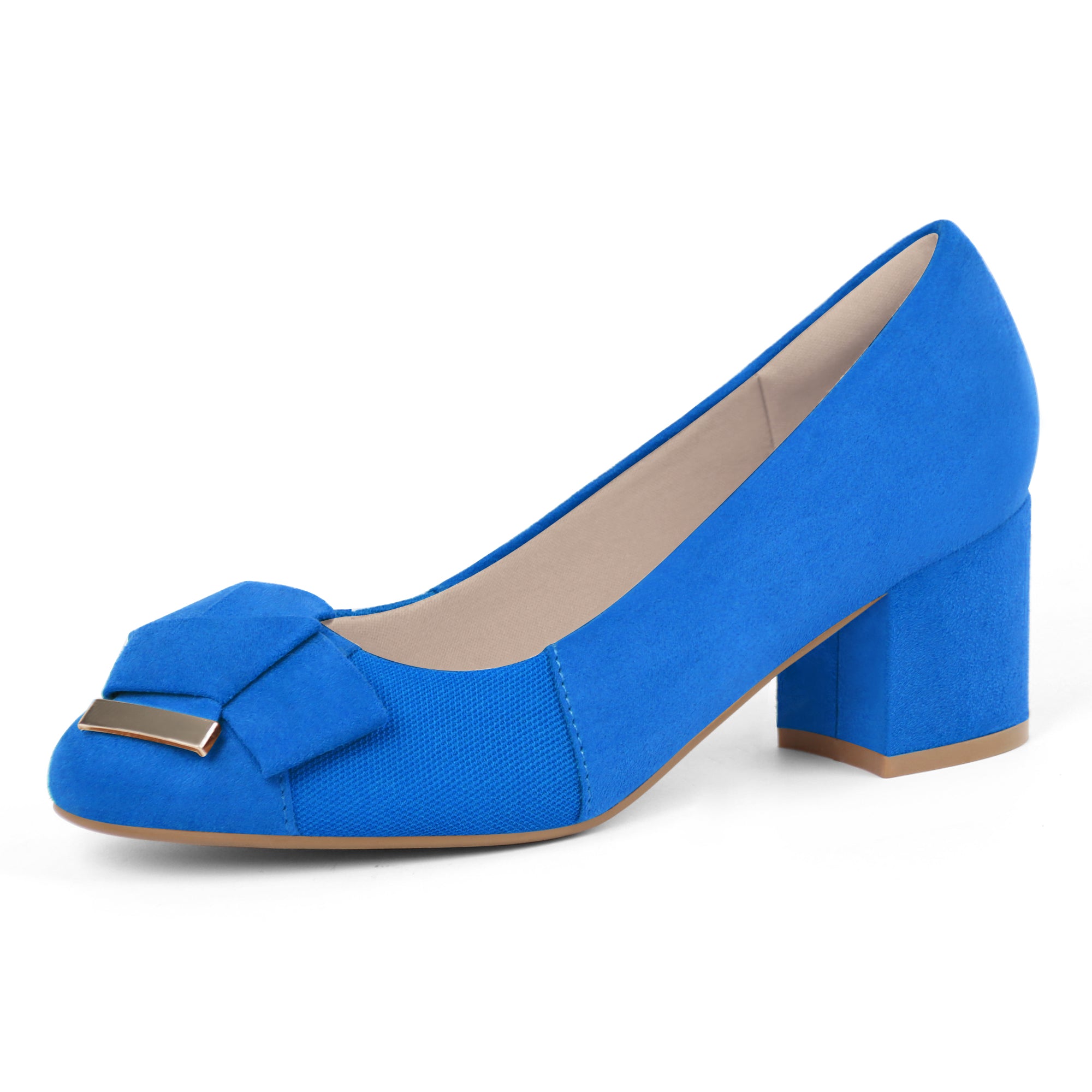 Royal Blue Pumps Dress-Fiona