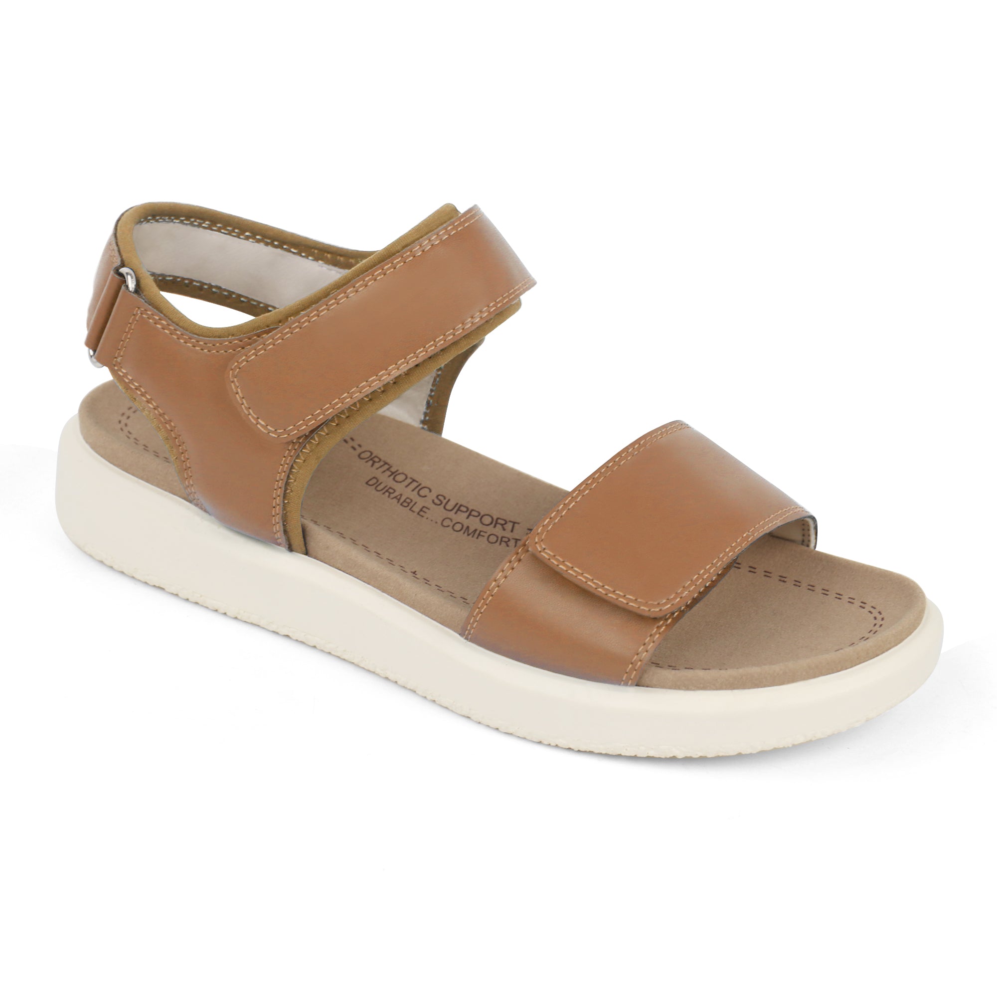 Beige Arch Support Sandals-Kelsey