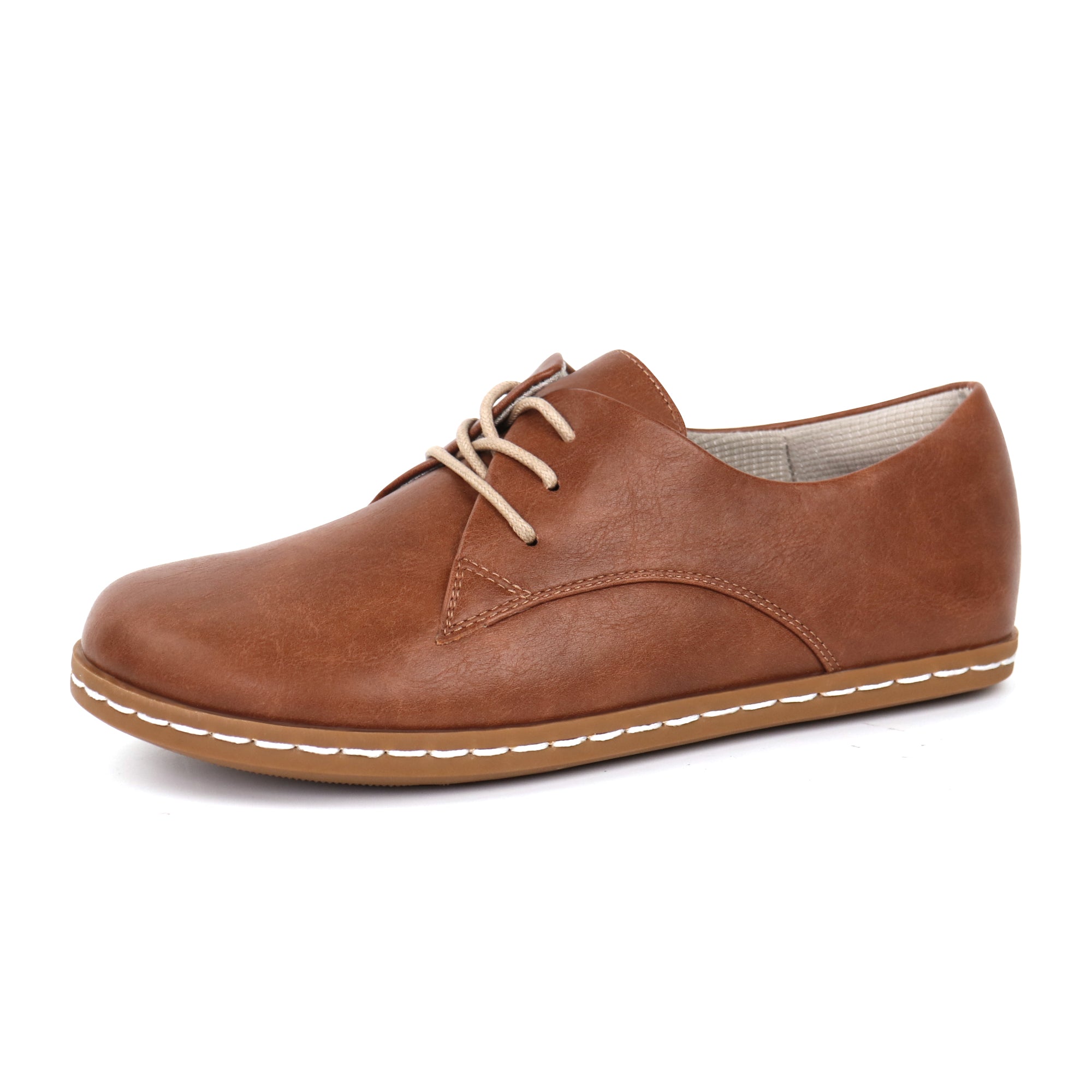 Matte Brown Barefoot Shoes-Pamela