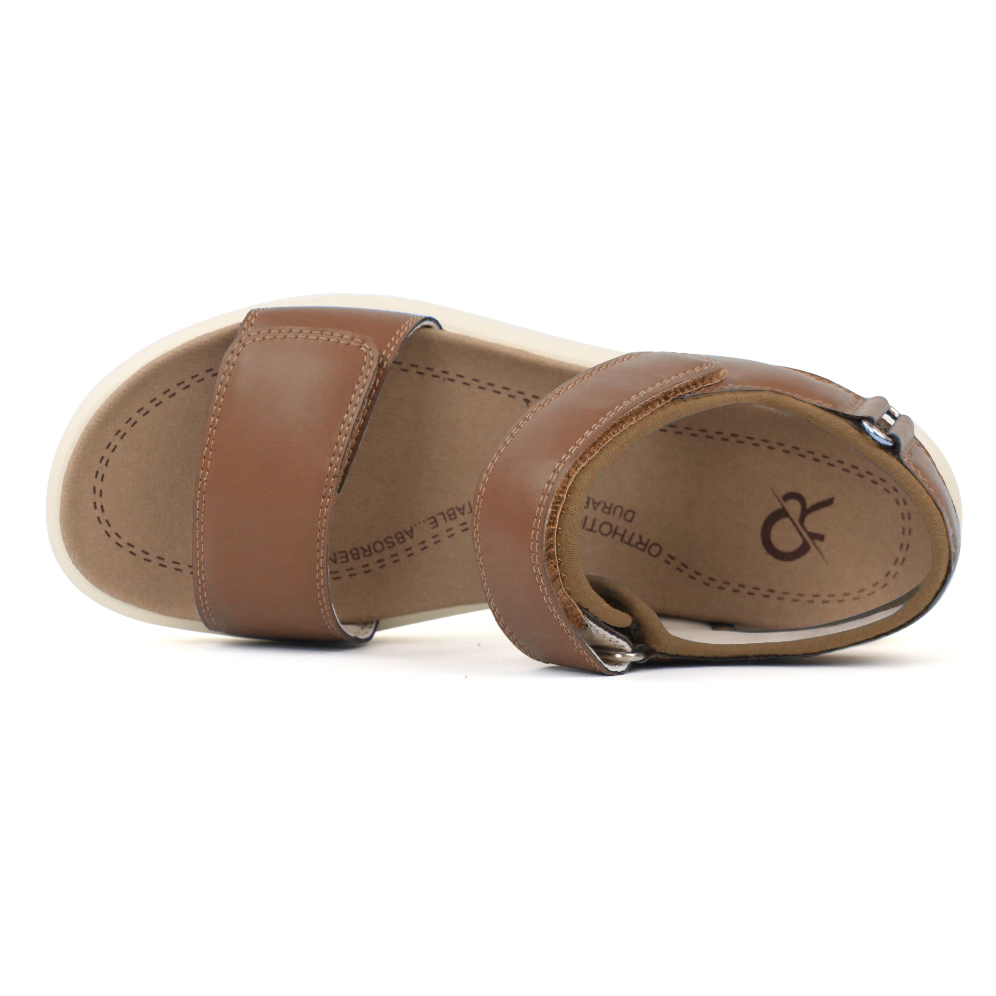 Brown Arch Support Sandals-Kelsey