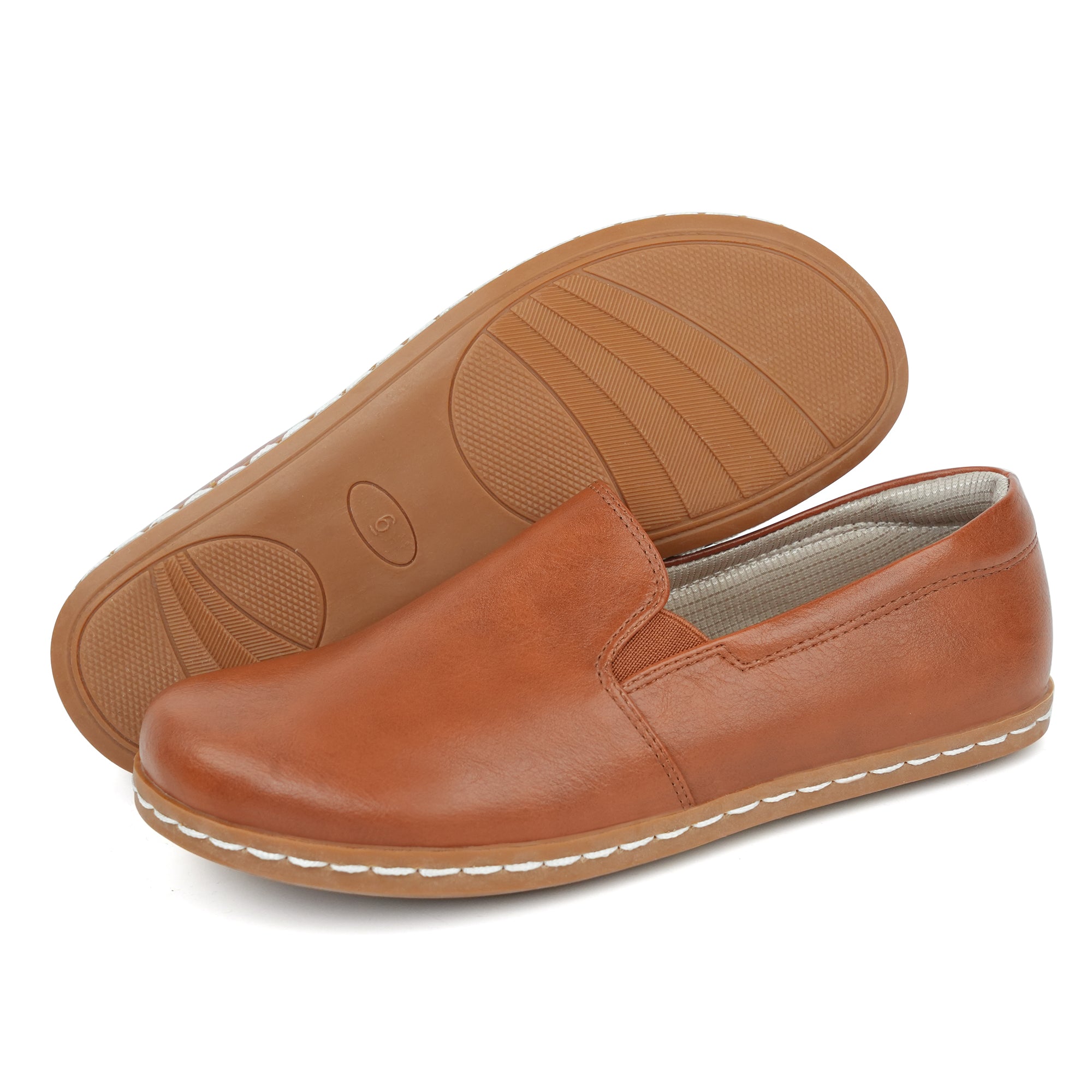 Ortho+rest Women Barefoot Dress Shoes Comfortable Walking Loafers-Satra Khaki / 10 Ortho+rest Women Barefoot Dress Shoes Comfortable Walking Loafers-Satra Khaki / 10
