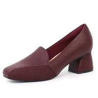 Burgundy Pumps Dress-Rita