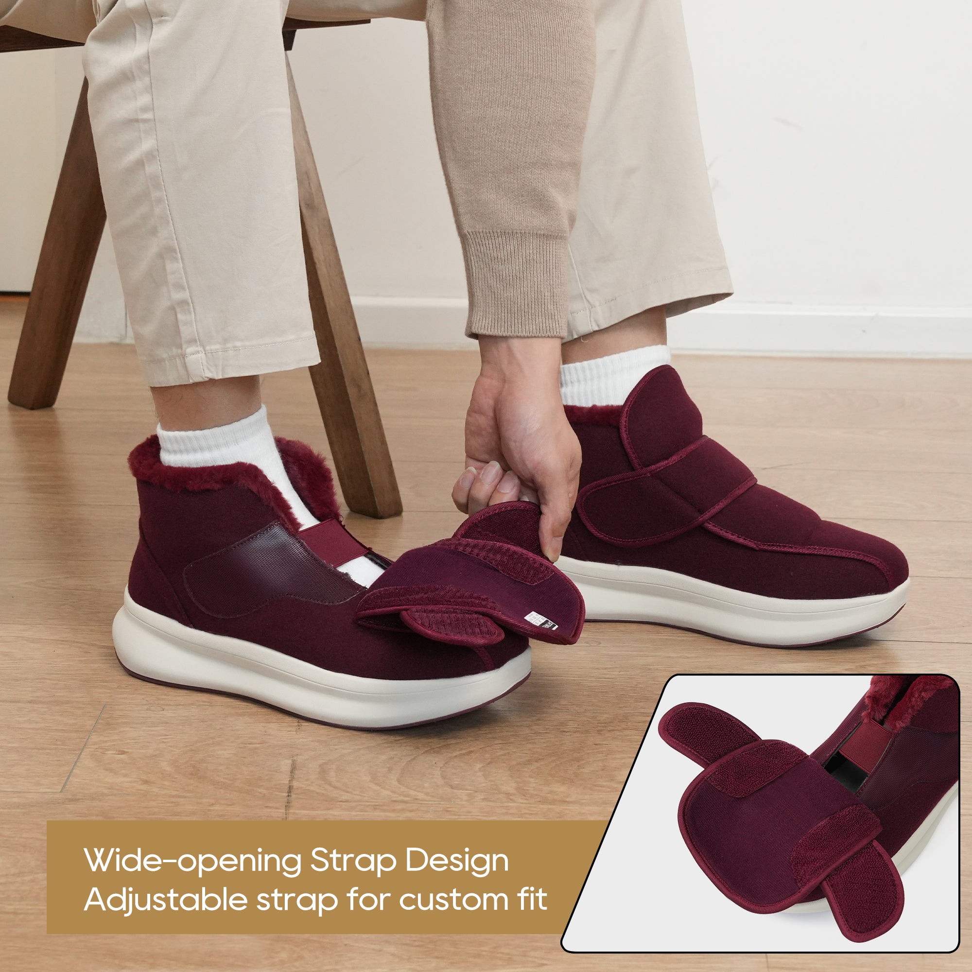 Black Walking Shoes-Nord