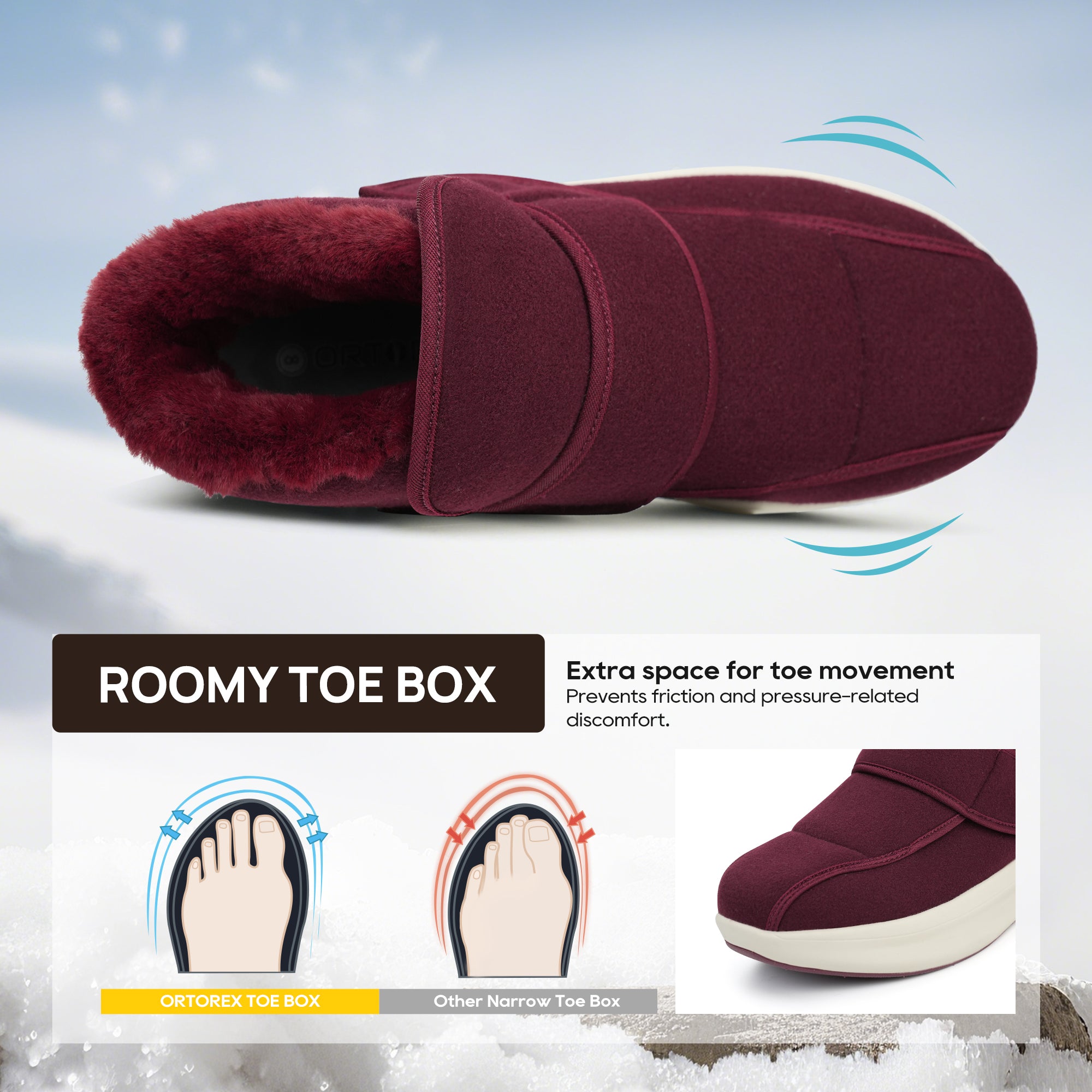 Black Walking Shoes-Nord