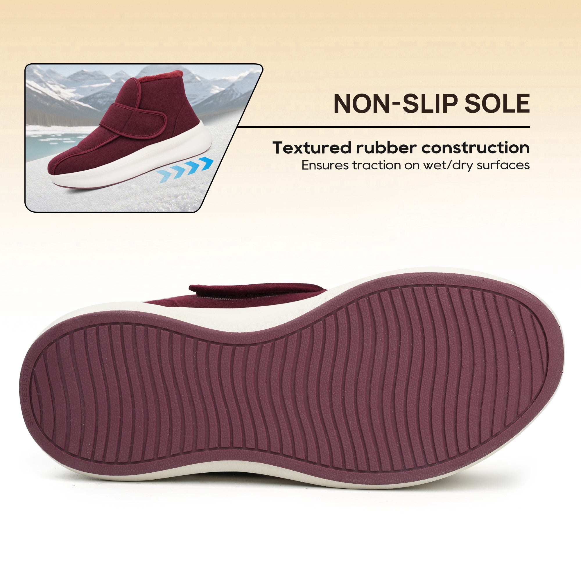 Black Walking Shoes-Nord