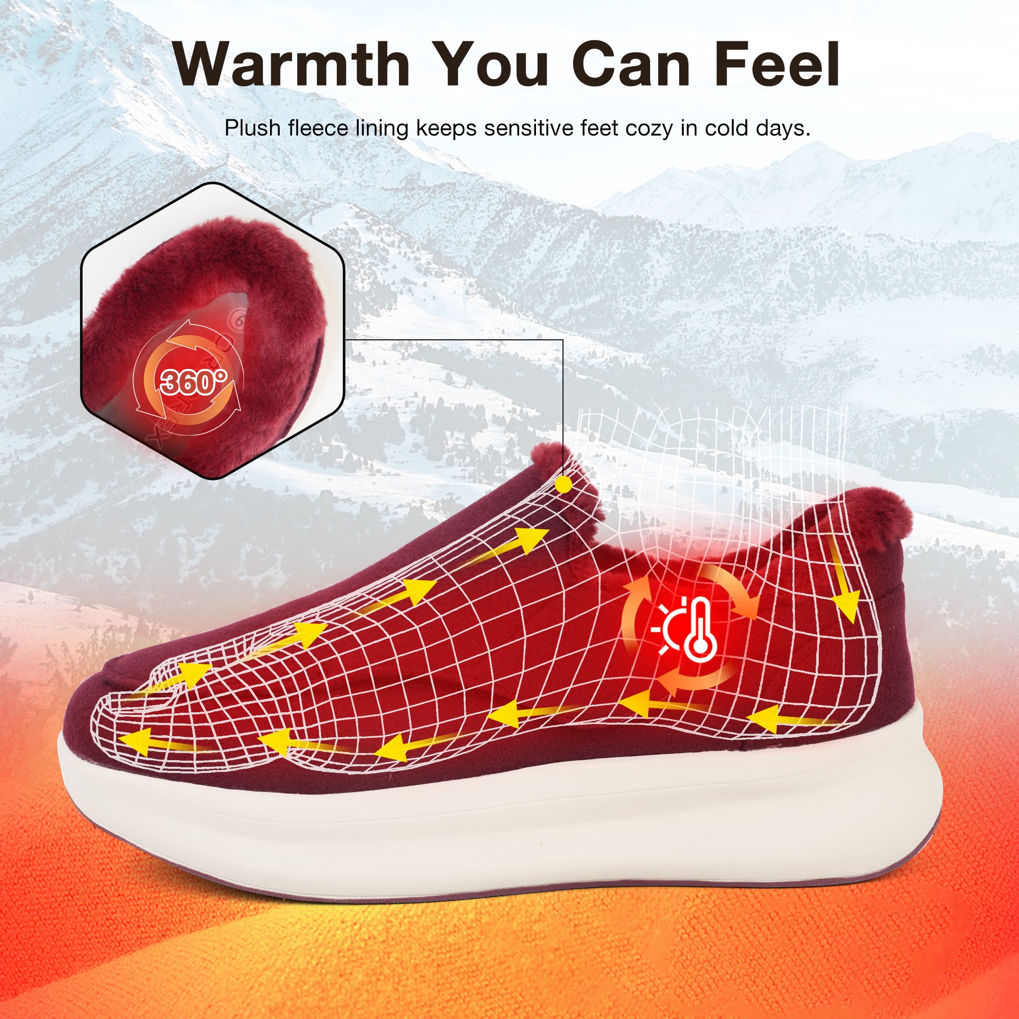 Black Walking Shoes-Revo
