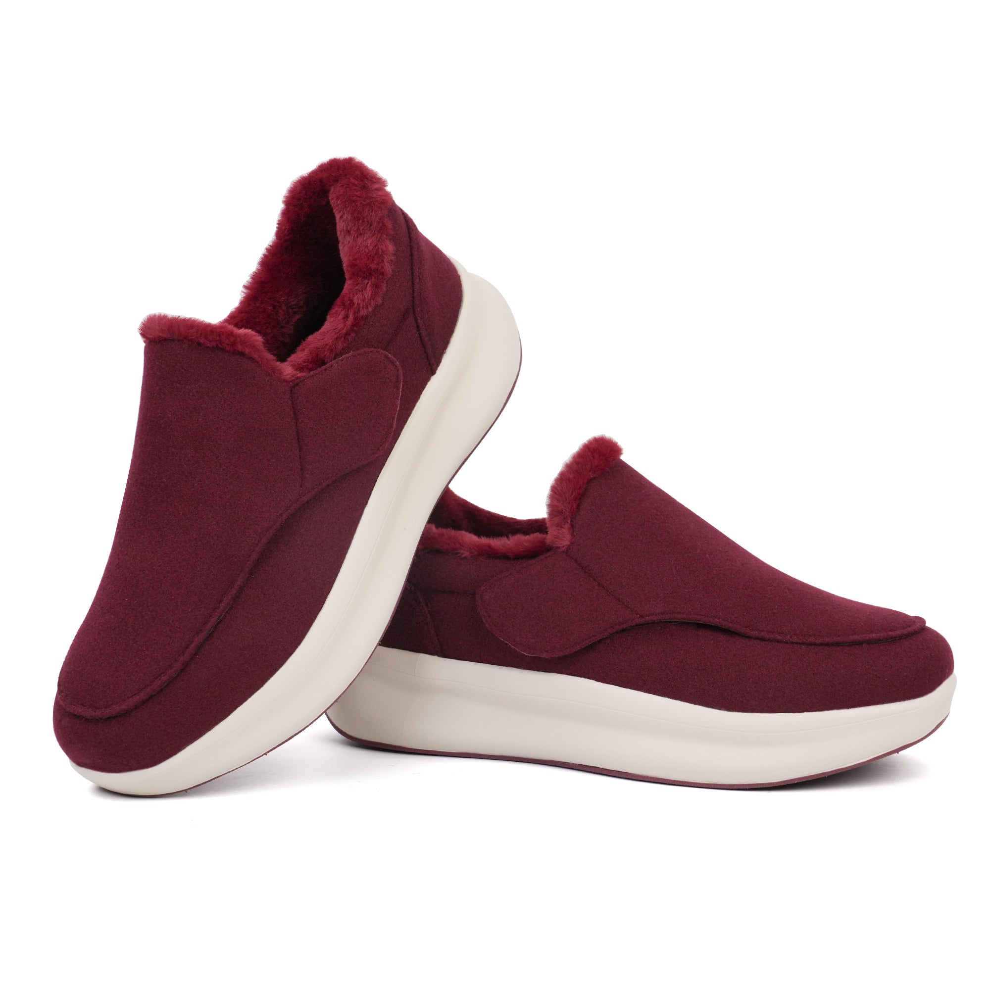 Burgundy Walking Shoes-Revo