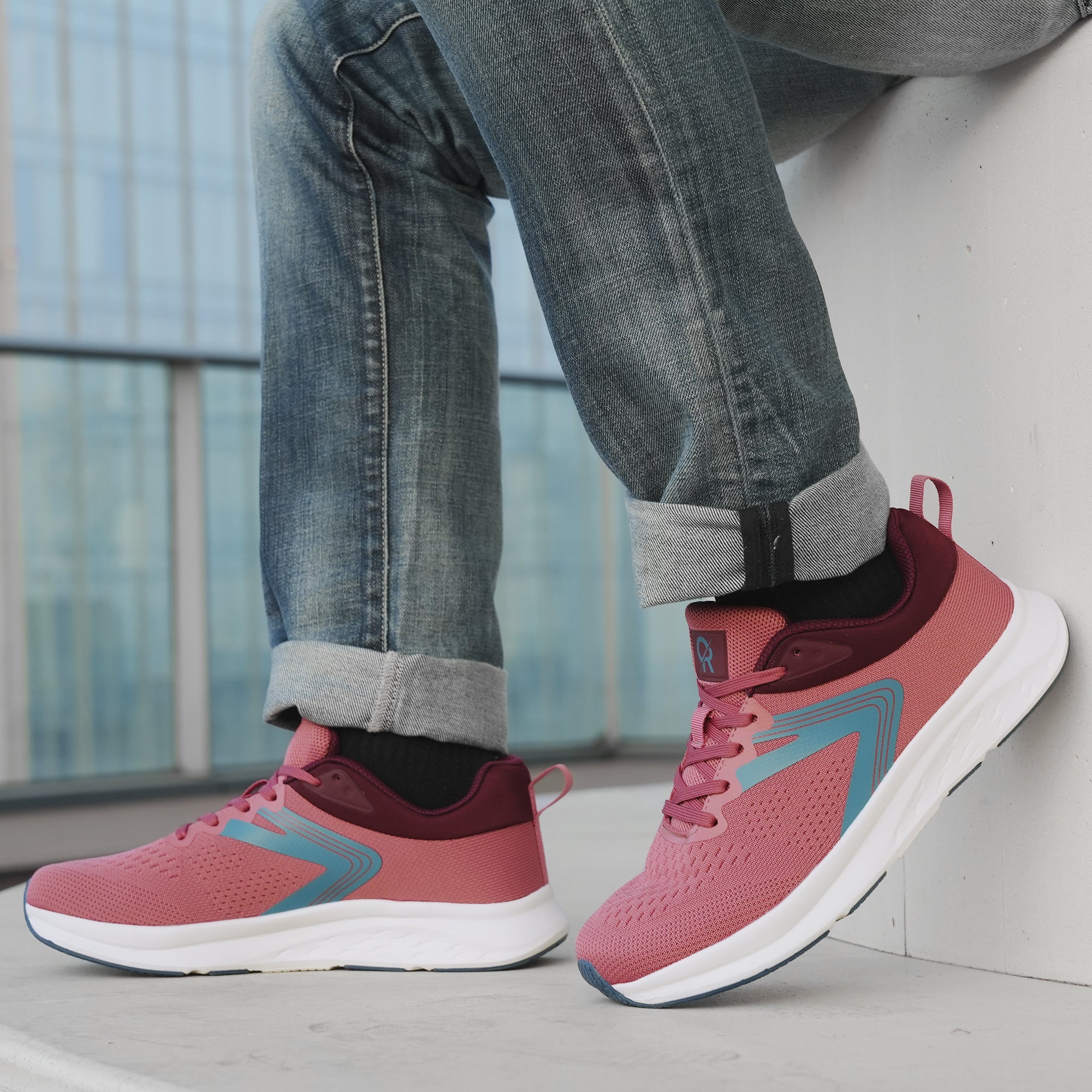 Fuchsia Sneakers Wide Toe Box-Isaac