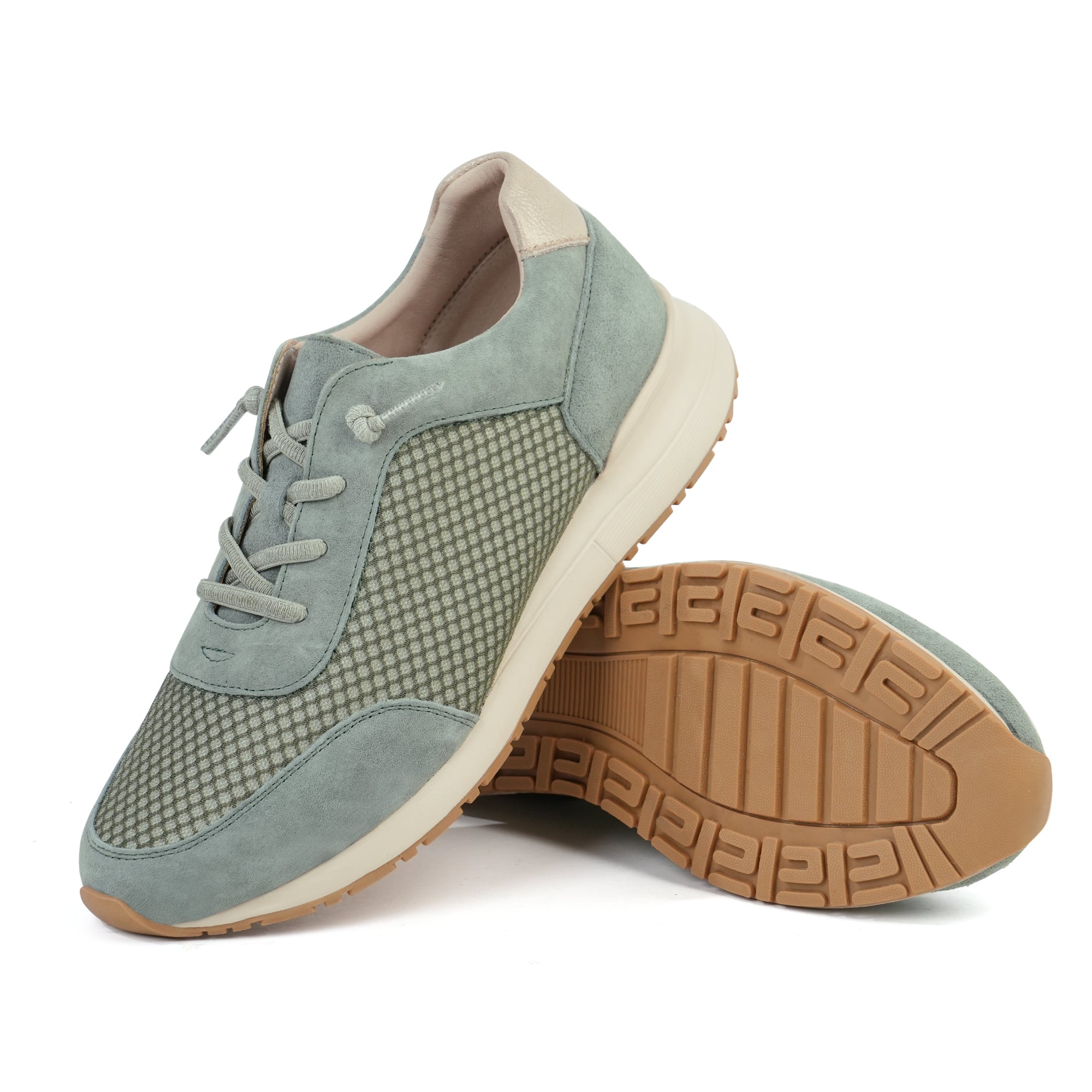 Green Walking Shoes-Velyn