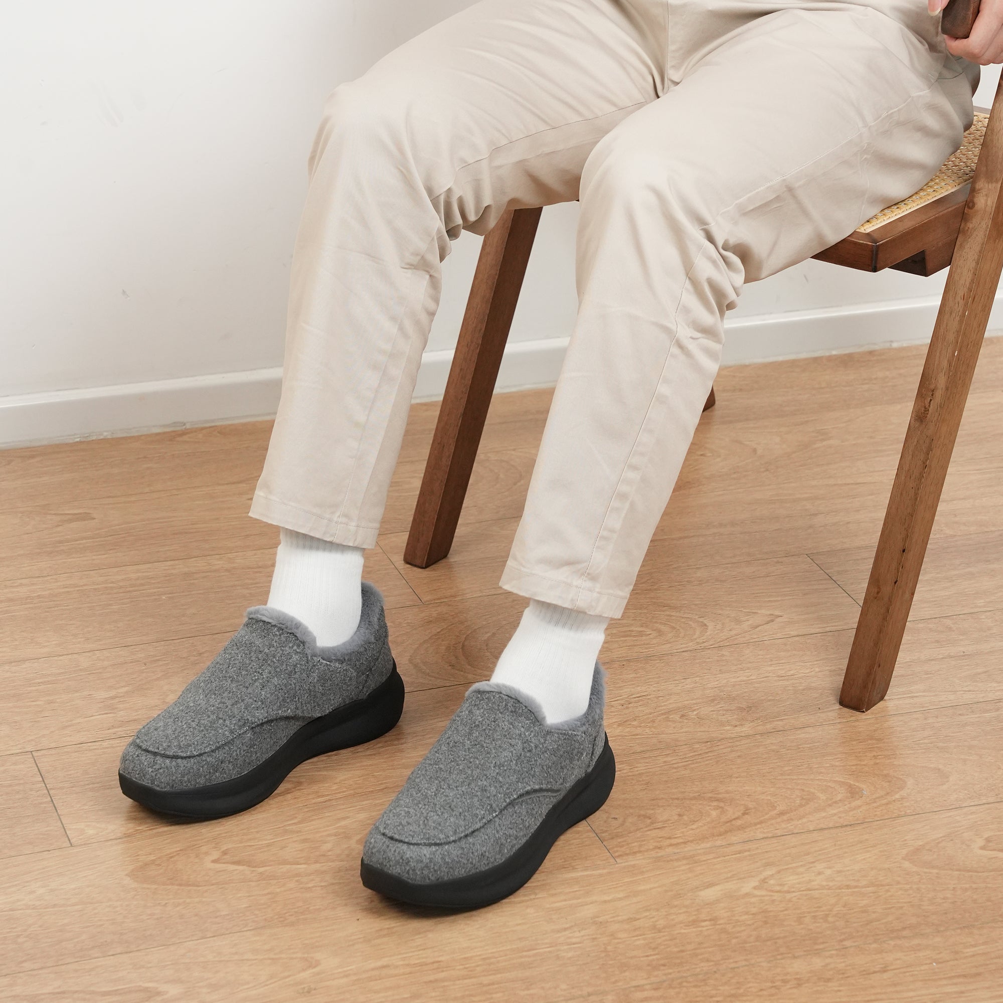 Grey Walking Shoes-Revo