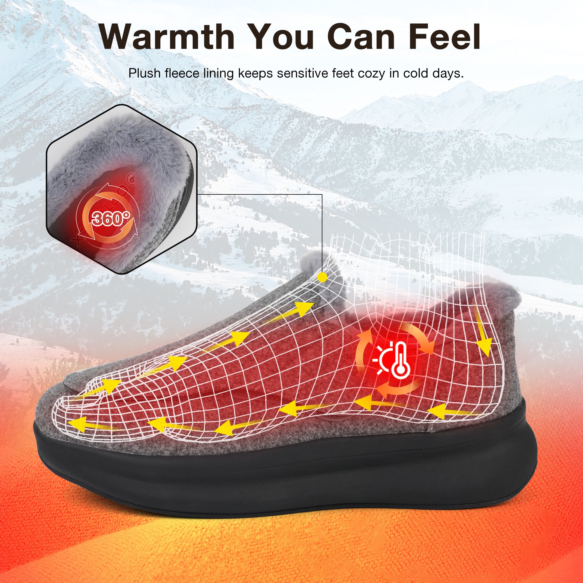 Black Walking Shoes-Revo