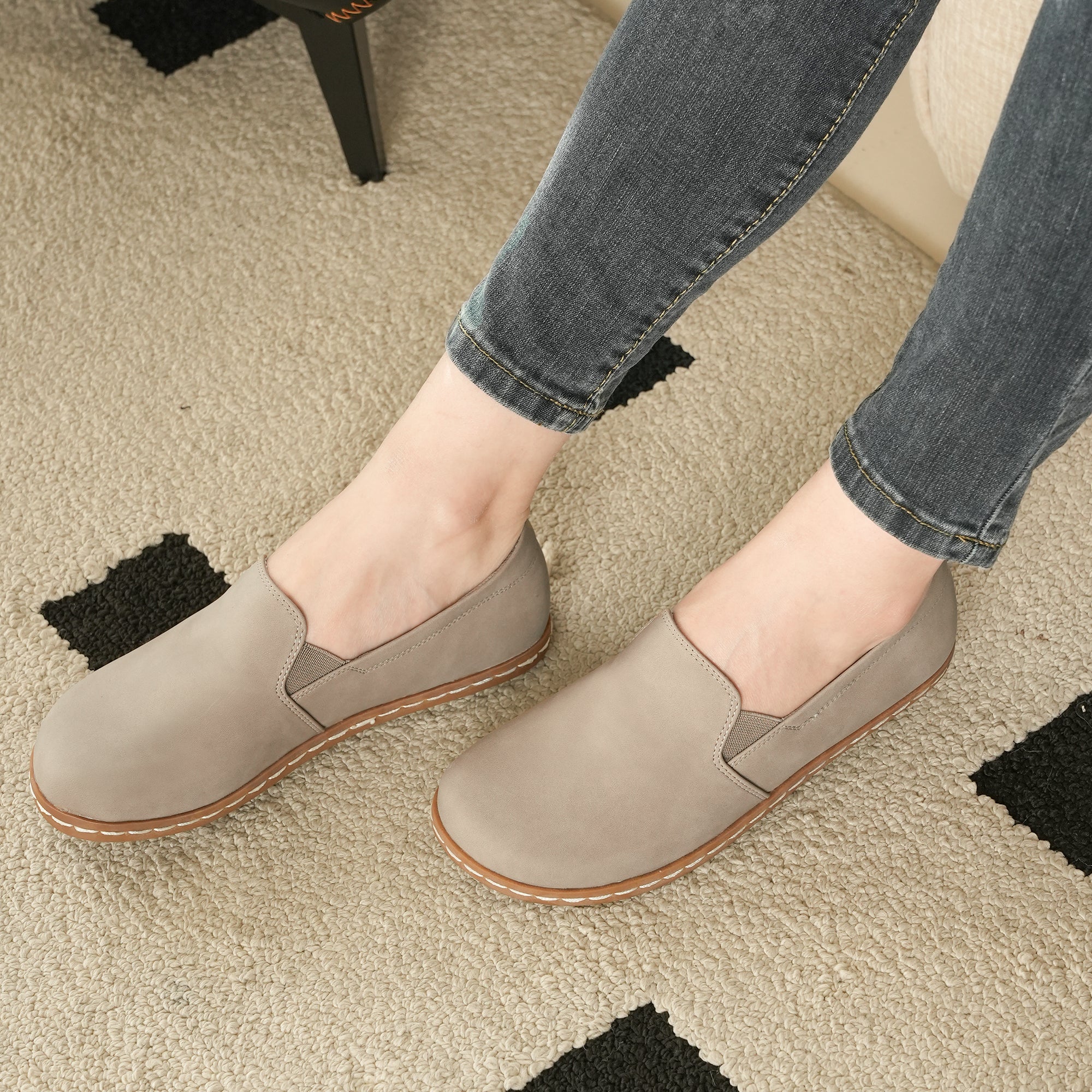 Khaki Barefoot Shoes-Satra