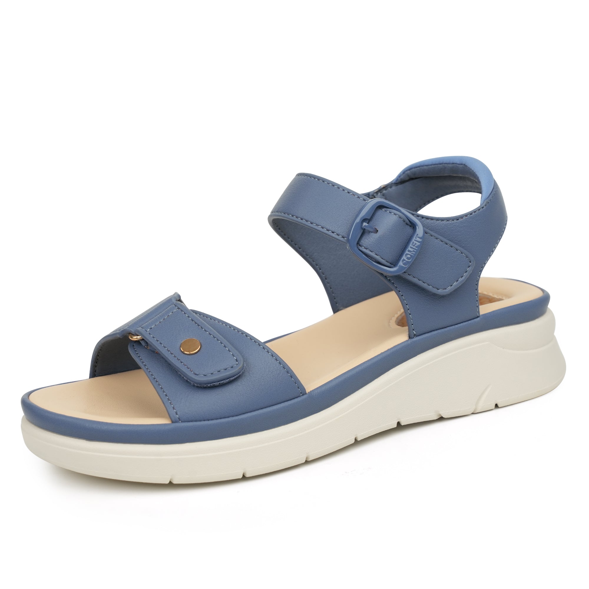 Black Massage Sandals-Tessa