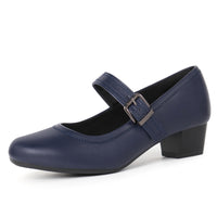 Navy Pumps Dress-Violet