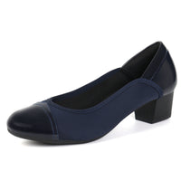 Navy Pumps Dress-Cassie