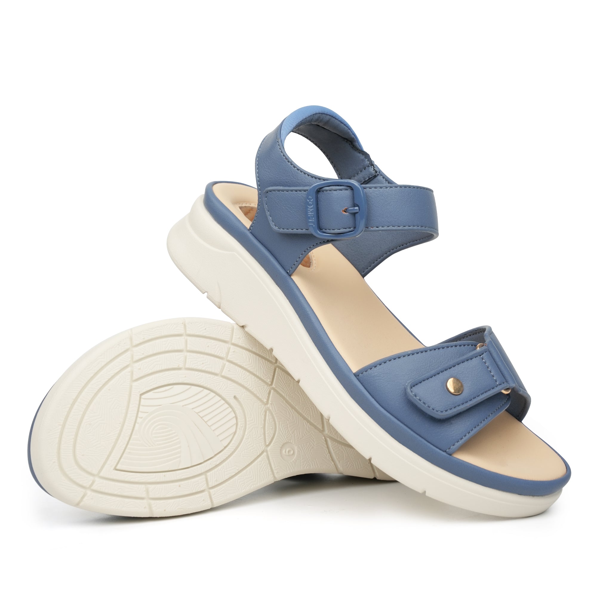Black Massage Sandals-Tessa