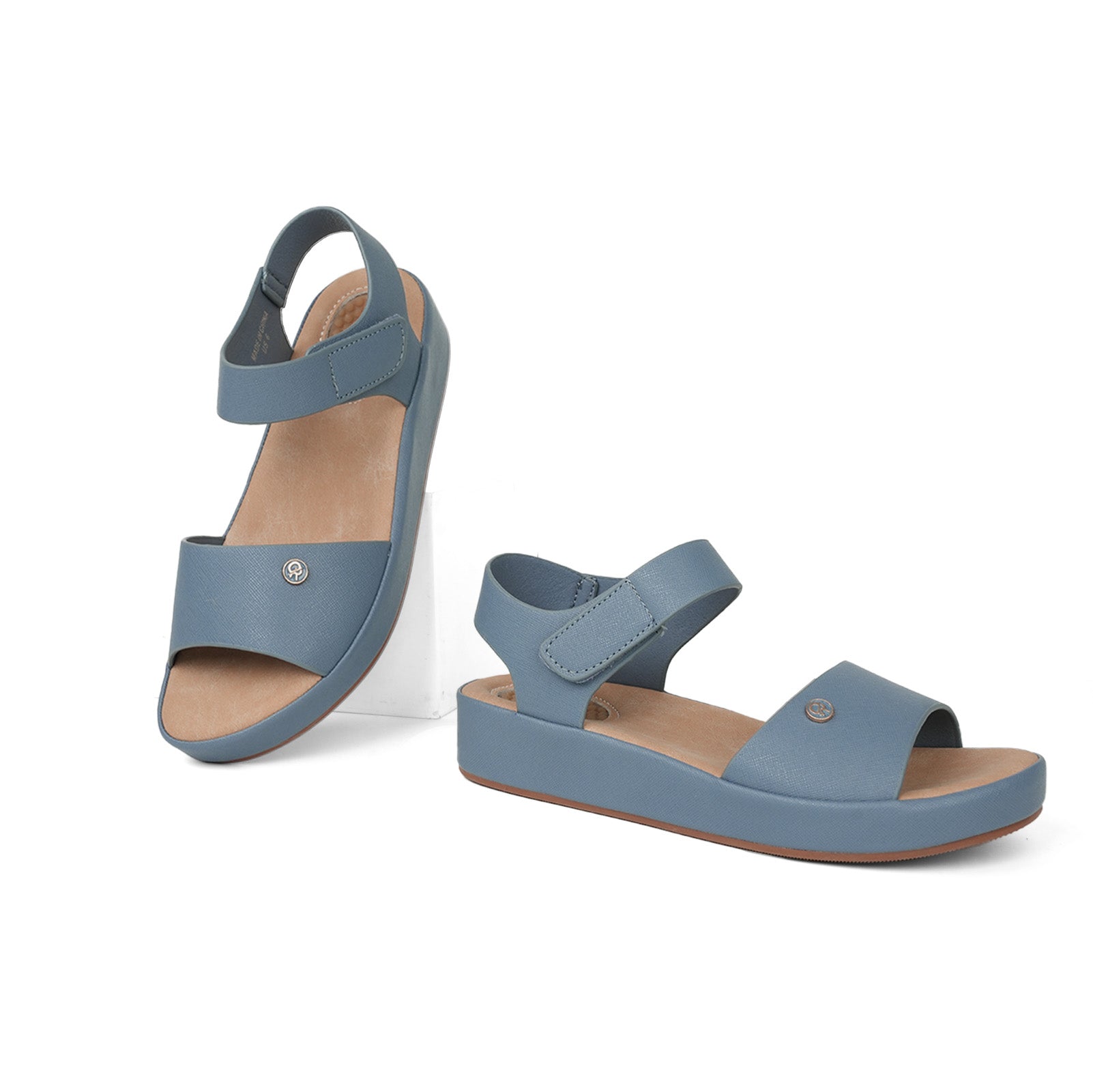 Black Massage Sandals-Maeve