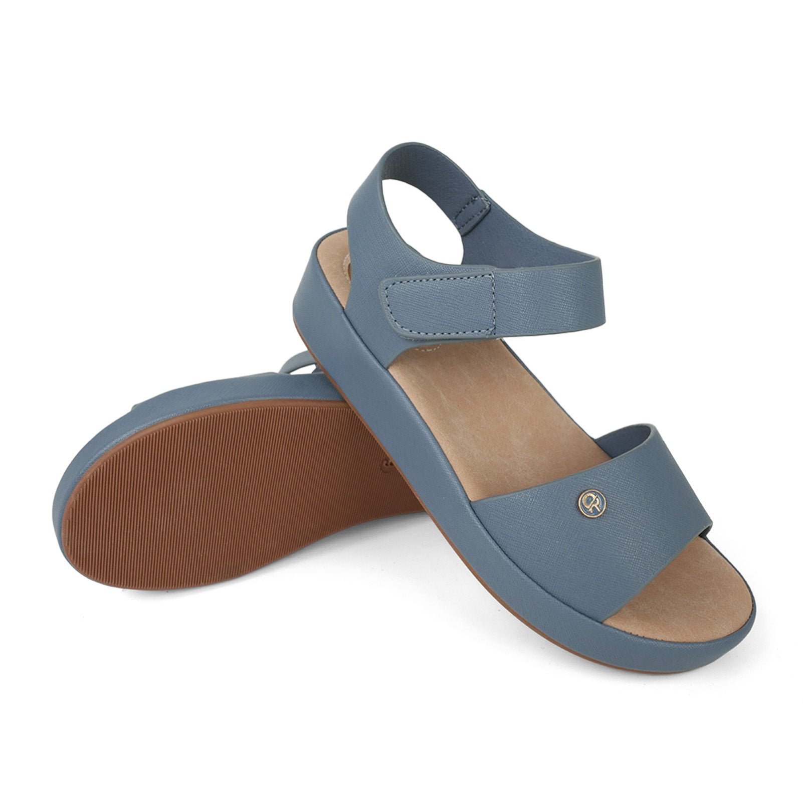 Black Massage Sandals-Maeve
